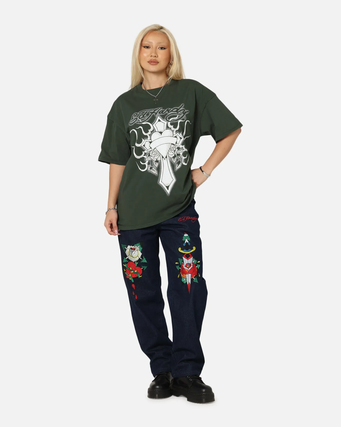 Ed Hardy Once Wounded Jeans Dark Indigo sold by Culture Kings product image thumbnail 2