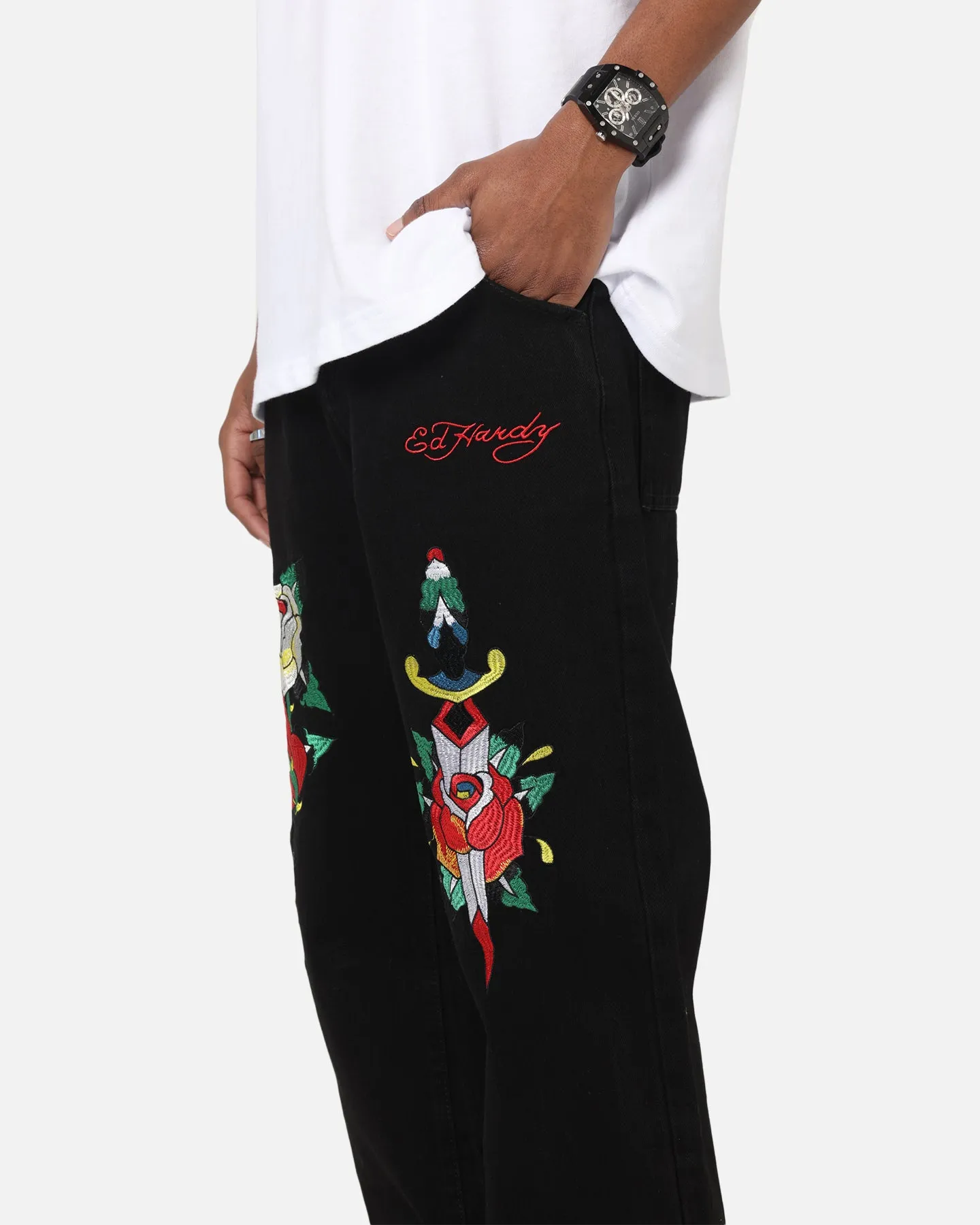 Ed Hardy Once Wounded Jeans Black sold by Culture Kings product image thumbnail 3