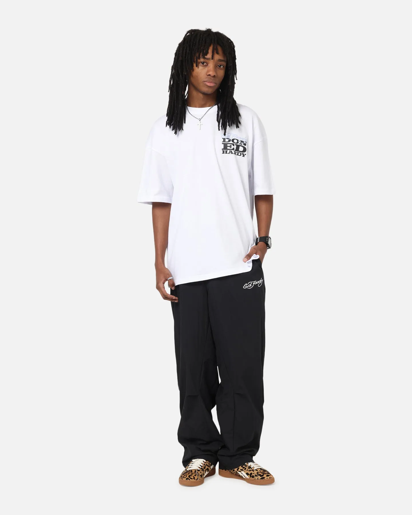 Ed Hardy Zip Track Pants Black sold by Culture Kings product image thumbnail 2