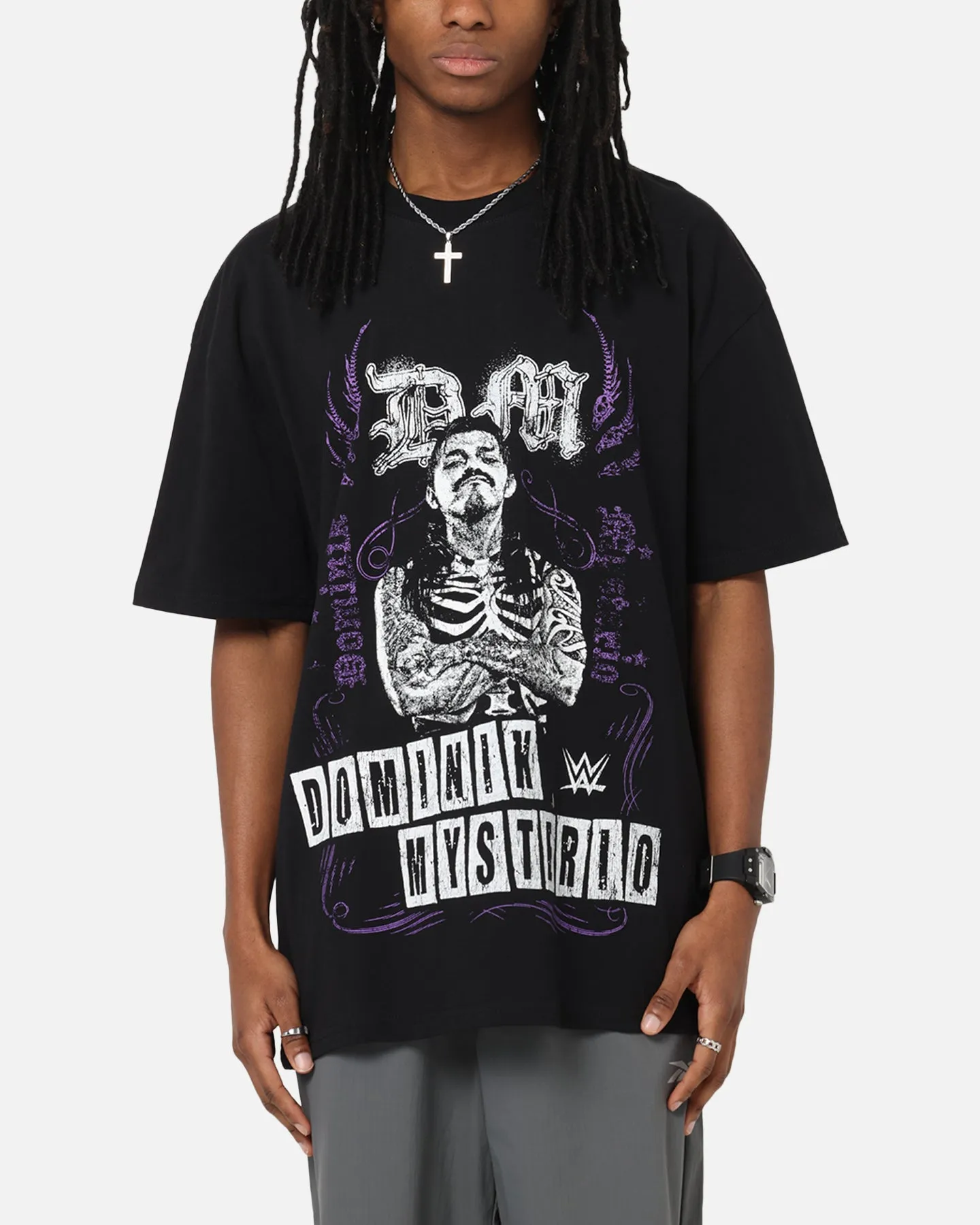 Culture Kings X WWE Dominik Mysterio Summer Slam Heavy T-Shirt Black sold by Culture Kings