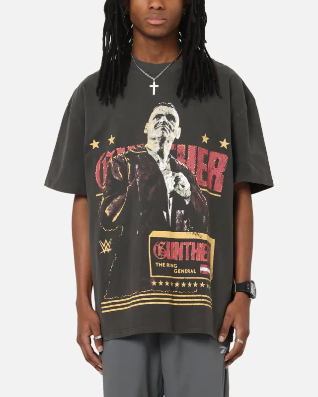 Culture Kings X WWE Gunther Summer Slam Heavy T-Shirt Black Wash sold by Culture Kings