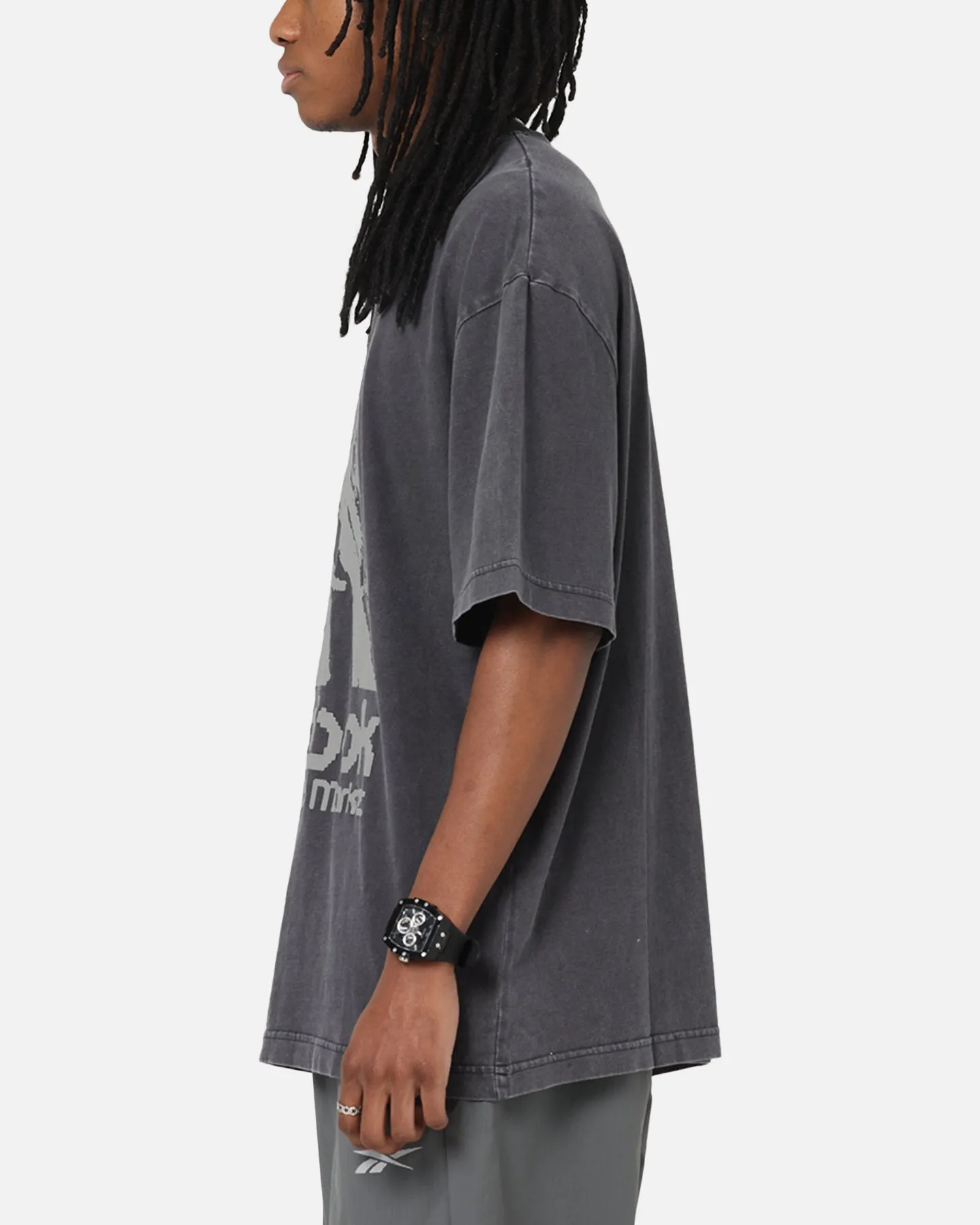 Reebok X Market Graphic T-Shirt Black/Silver sold by Culture Kings product image thumbnail 5
