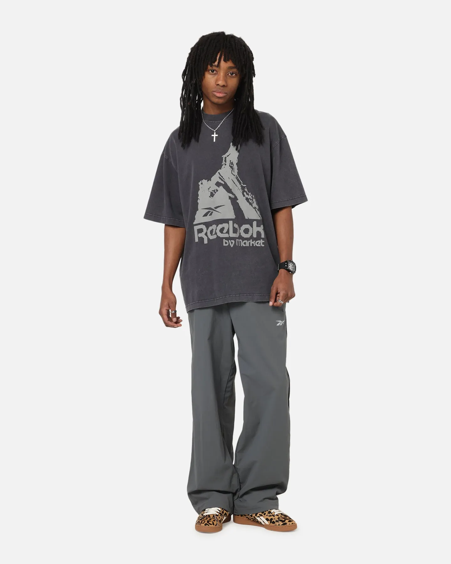 Reebok X Market Graphic T-Shirt Black/Silver sold by Culture Kings product image thumbnail 2