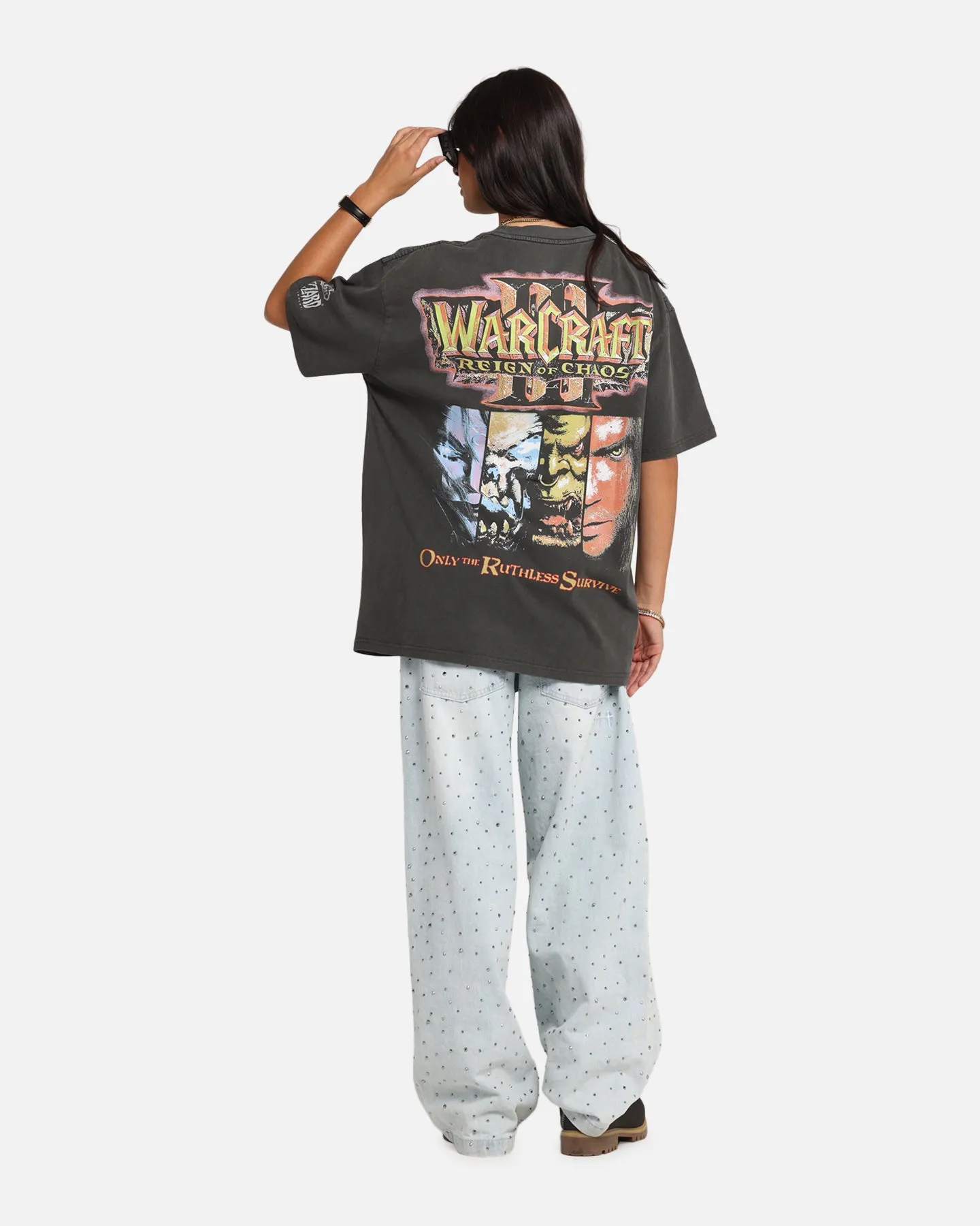 American Thrift X Warcraft: Reign Of Chaos Heavy T-Shirt Black Wash sold by Culture Kings product image thumbnail 3