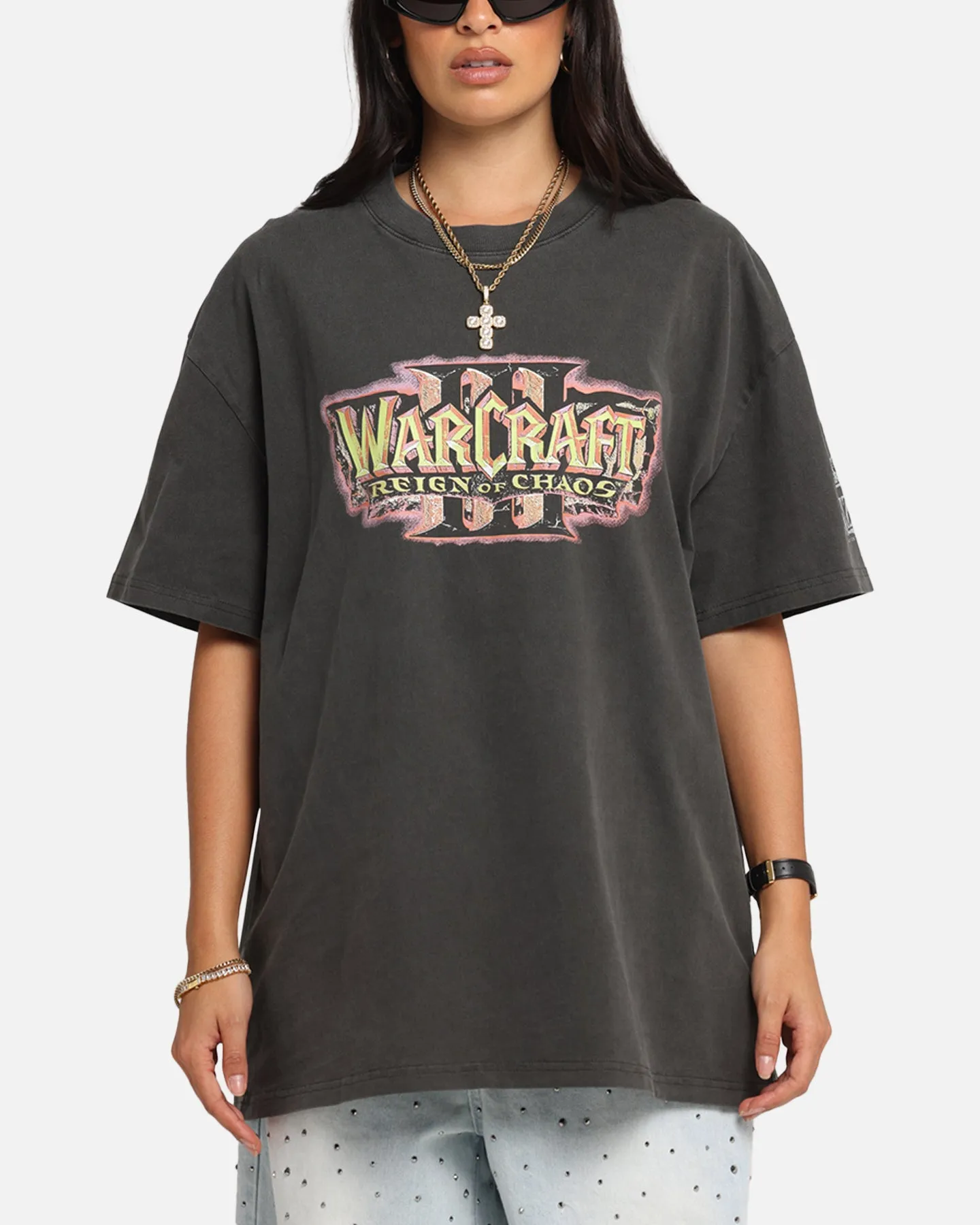American Thrift X Warcraft: Reign Of Chaos Heavy T-Shirt Black Wash sold by Culture Kings product image thumbnail 2