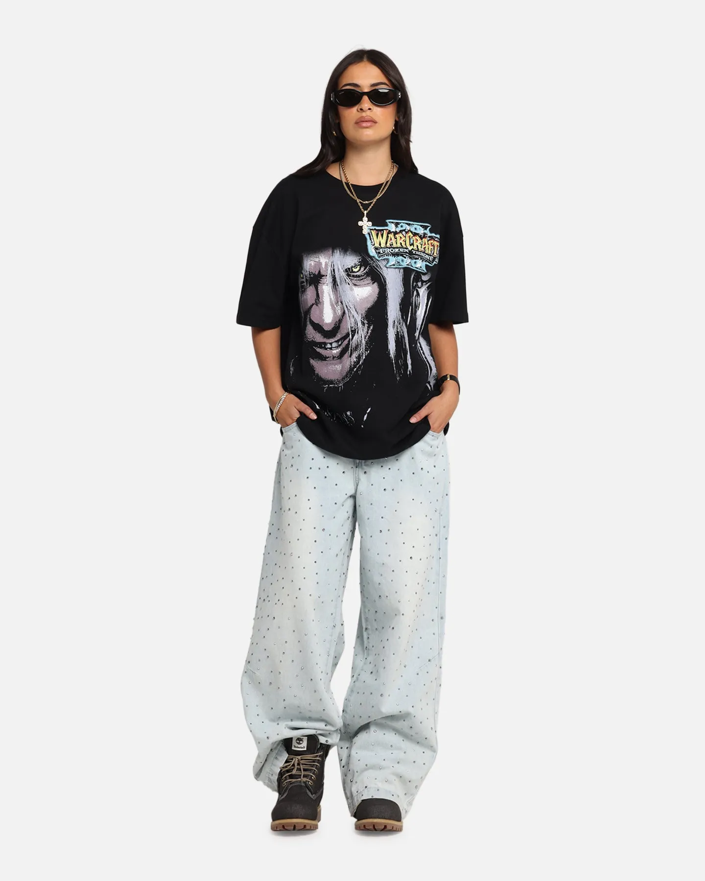 American Thrift X Warcraft III: The Frozen Throne Heavy T-Shirt Black sold by Culture Kings product image thumbnail 3