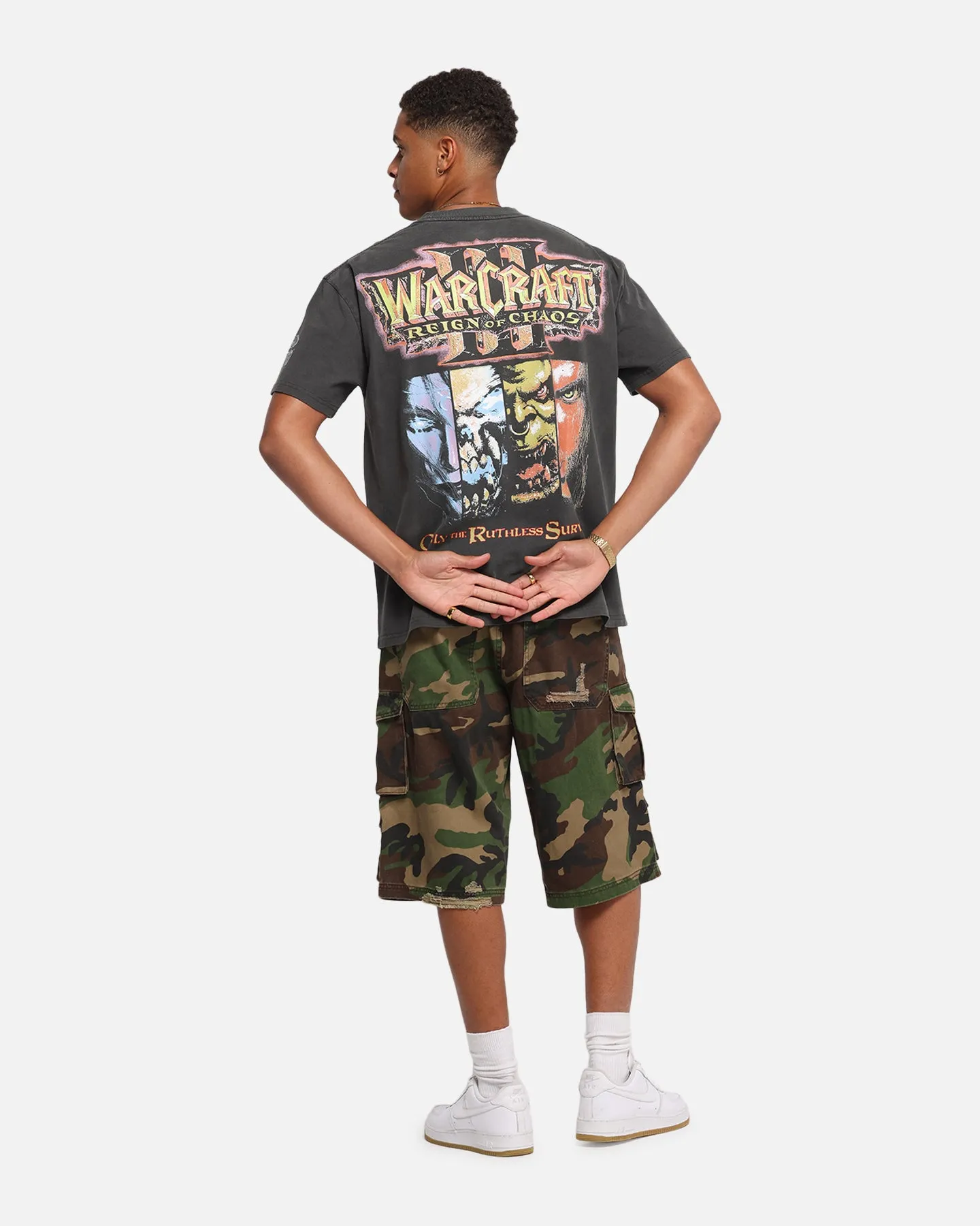 American Thrift X Warcraft: Reign Of Chaos Heavy T-Shirt Black Wash sold by Culture Kings product image thumbnail 3