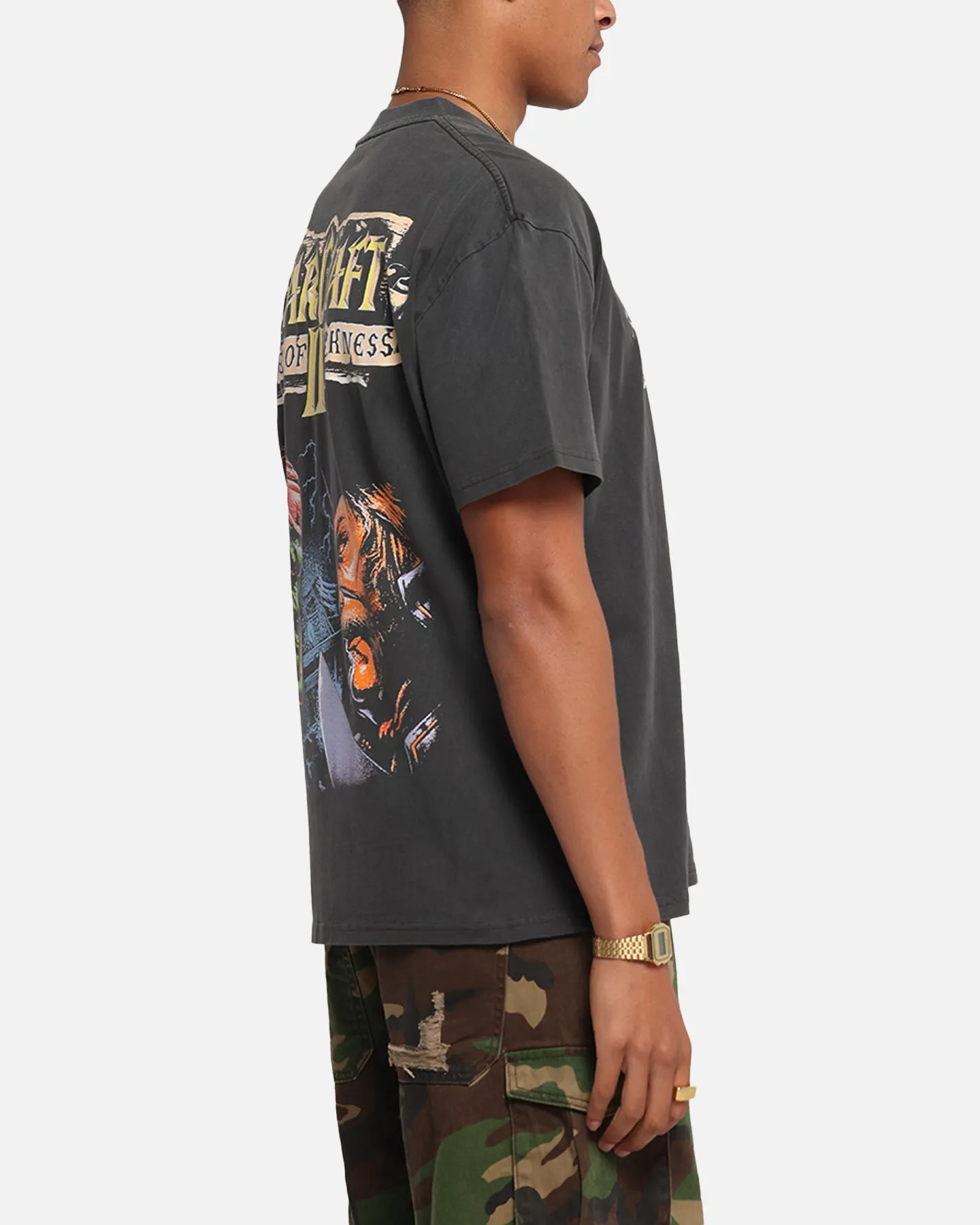 American Thrift X Warcraft II: Tides Of Darkness Heavy T-Shirt Black Wash sold by Culture Kings product image thumbnail 5