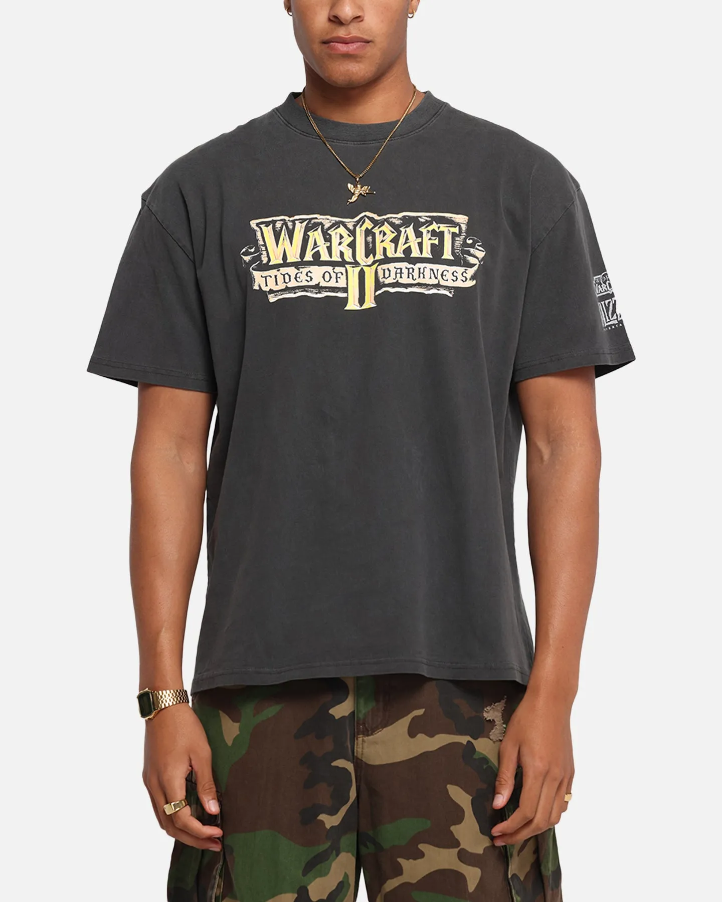 American Thrift X Warcraft II: Tides Of Darkness Heavy T-Shirt Black Wash sold by Culture Kings product image thumbnail 2
