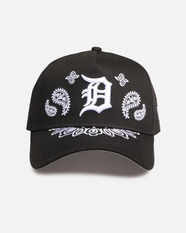 New Era Detroit Tigers 'Paisley' 9FORTY A-Frame Snapback Black sold by Culture Kings