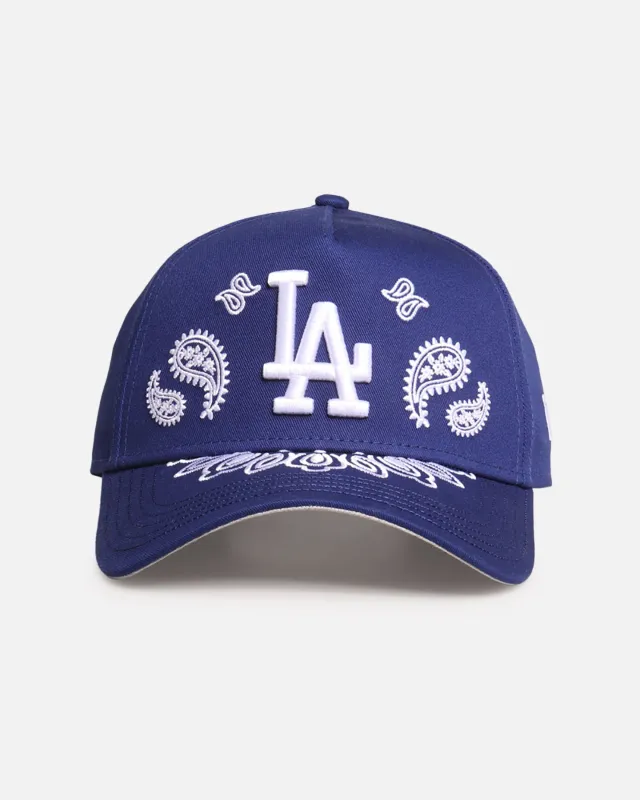 New Era Los Angeles Dodgers 'Paisley' 9FORTY A-Frame Snapback Blue sold by Culture Kings