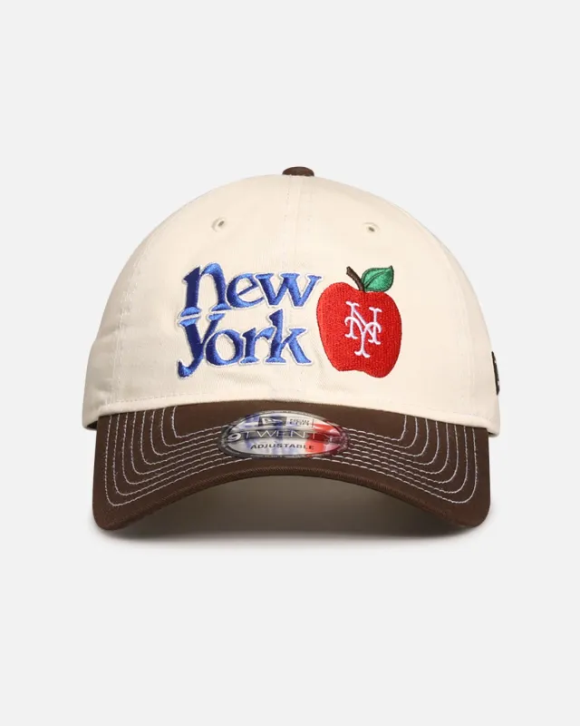 New Era New York Yankees ' Big Apple' 9TWENTY Strapback White/Navy made by Culture Kings
