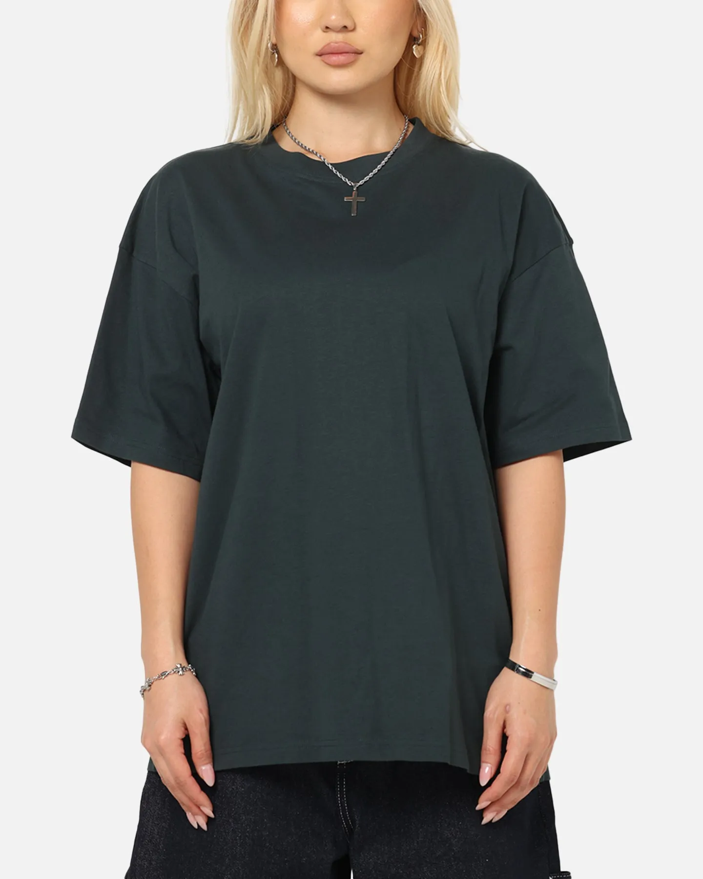 Culture Kings Standard Drop Shoulder T-Shirt Pine Green sold by Culture Kings
