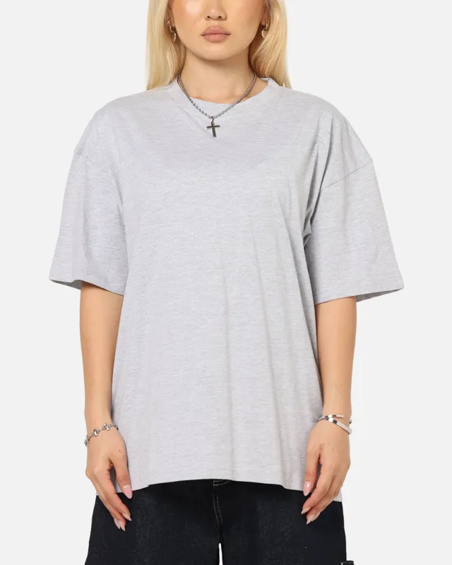 Culture Kings Standard Drop Shoulder T-Shirt Grey Marle sold by Culture Kings