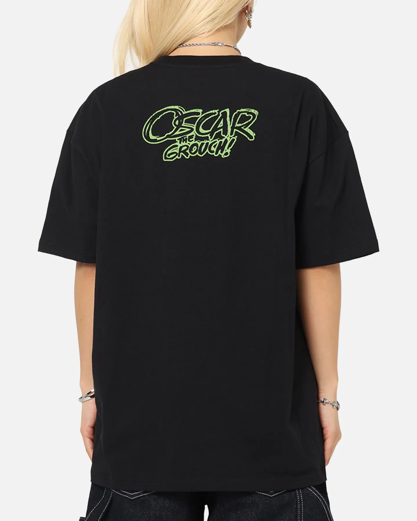 American Thrift X Sesame Street Oscar The Grouch Grail Heavy T-Shirt Black sold by Culture Kings product image thumbnail 3