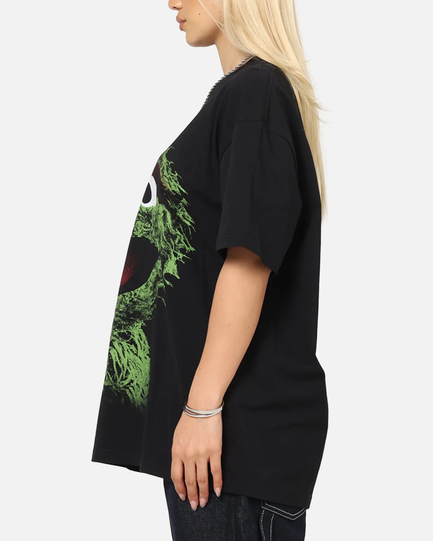 American Thrift X Sesame Street Oscar The Grouch Grail Heavy T-Shirt Black sold by Culture Kings product image thumbnail 5
