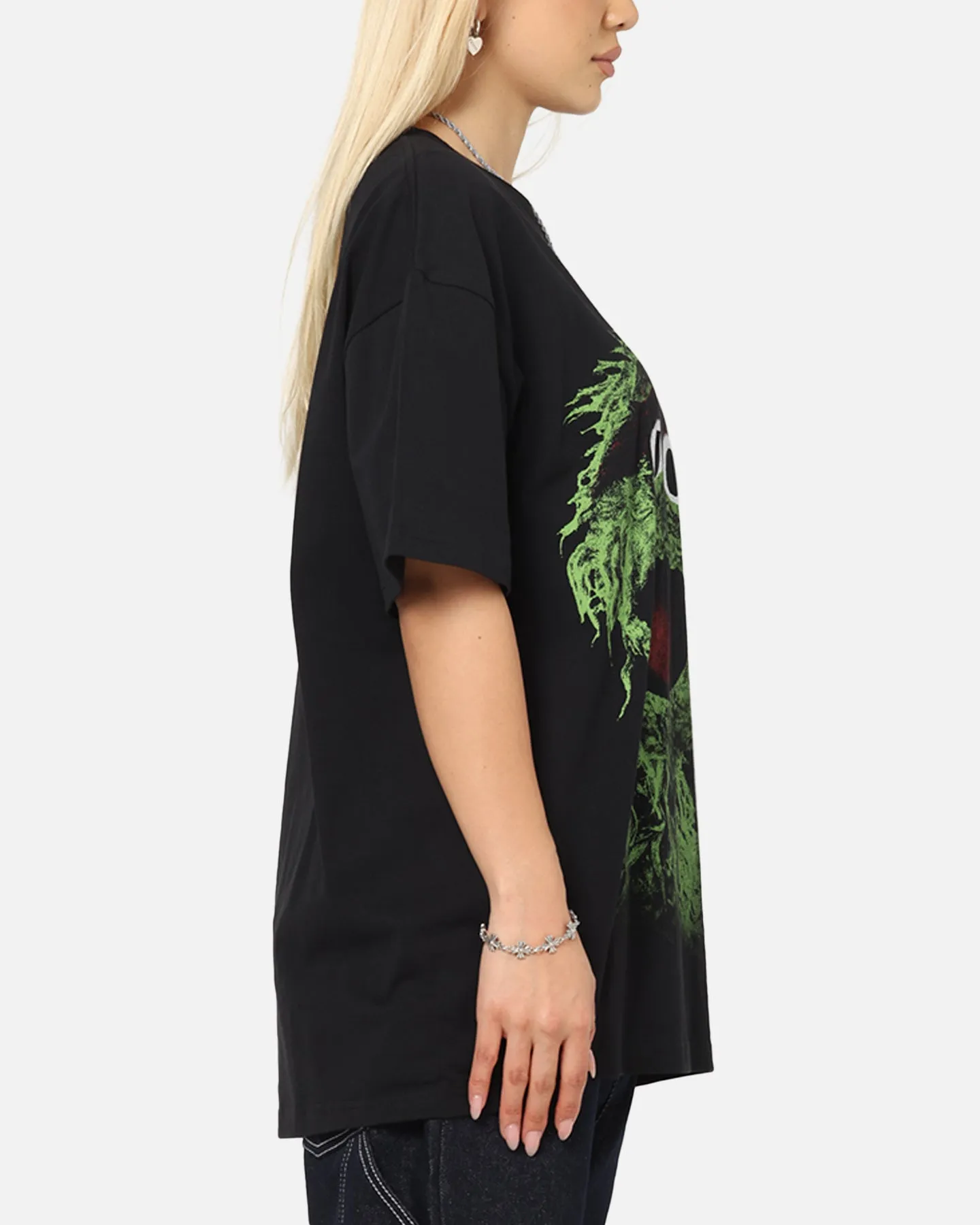 American Thrift X Sesame Street Oscar The Grouch Grail Heavy T-Shirt Black sold by Culture Kings product image thumbnail 4
