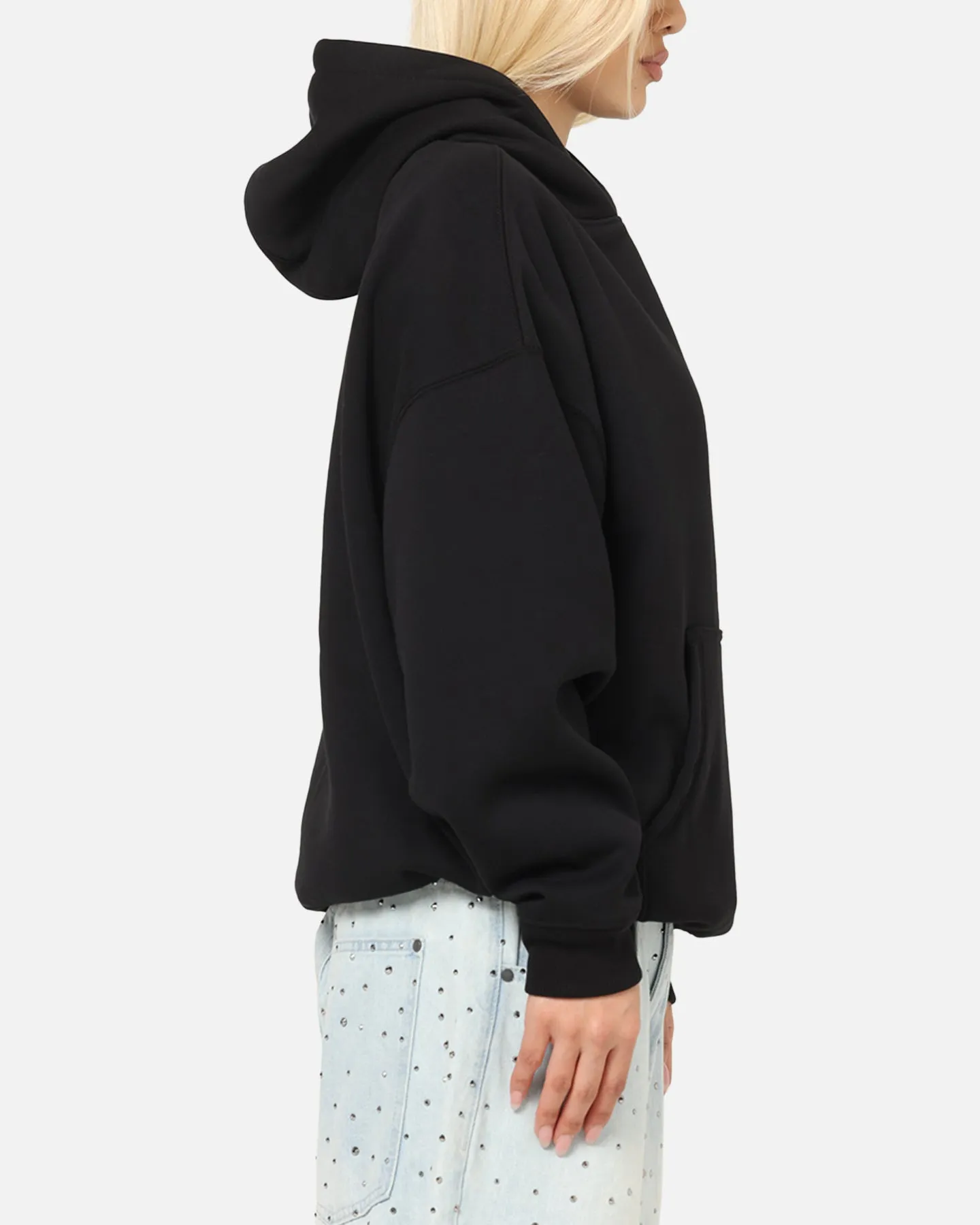 Saint Morta Muerte Boxy Hoodie Black sold by Culture Kings product image thumbnail 4