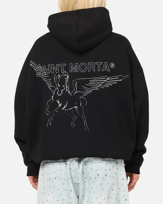 Saint Morta Liberty Boxy Hoodie Black sold by Culture Kings