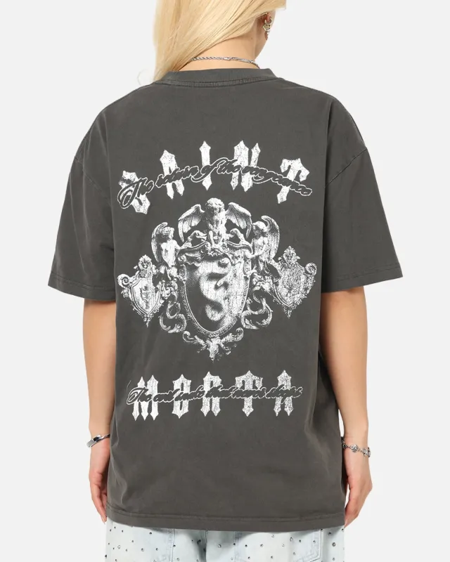 Saint Morta Sleepless Boxy T-Shirt Black Wash sold by Culture Kings
