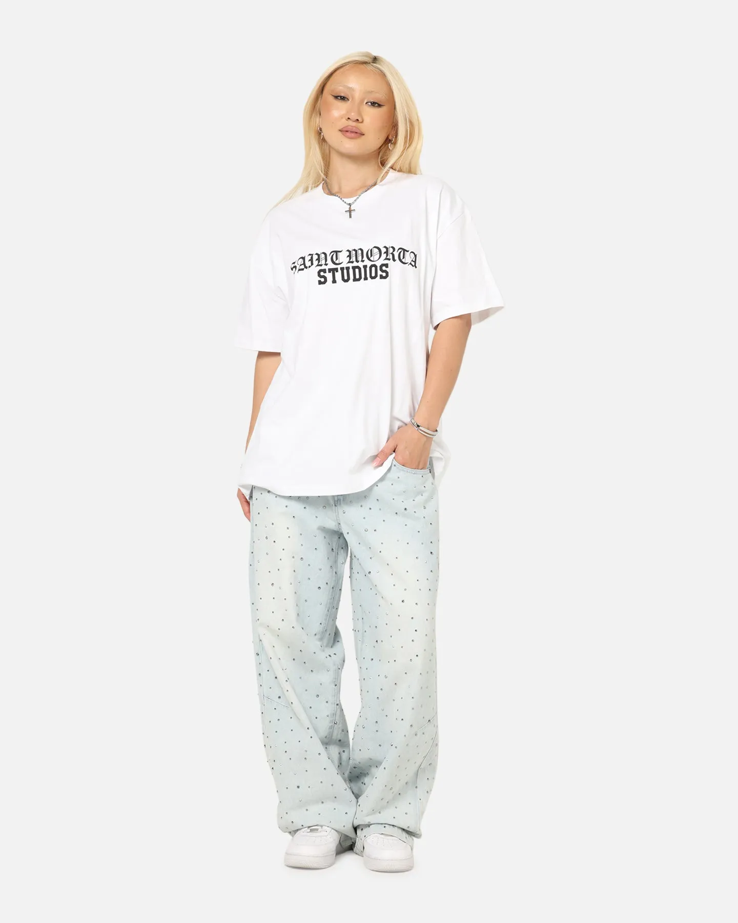 Saint Morta Studios Boxy T-Shirt White sold by Culture Kings product image thumbnail 3