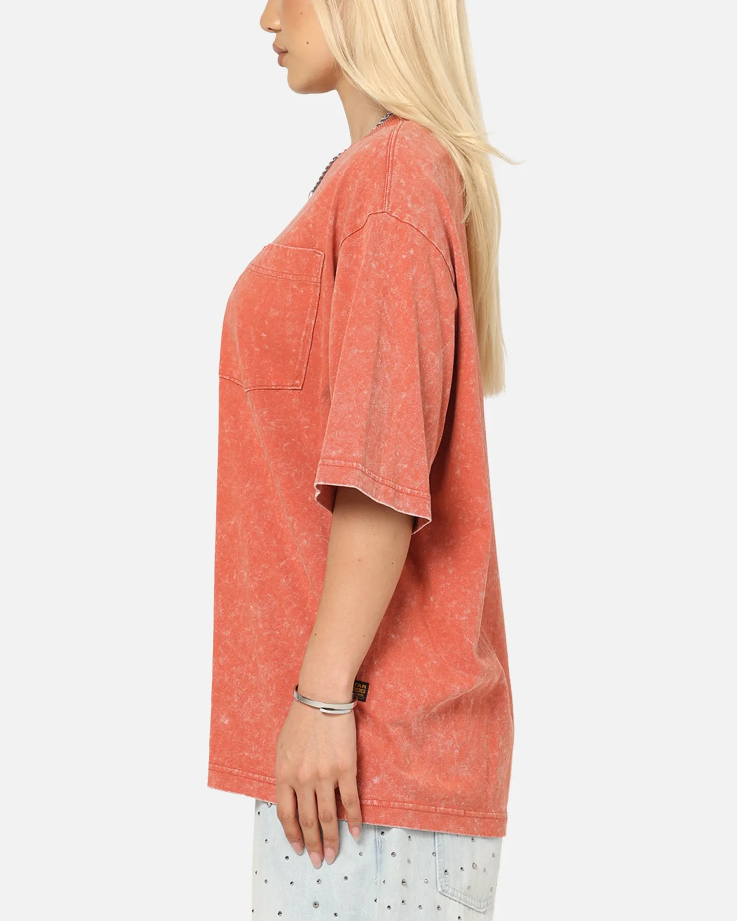G-Star Acid Wash Boxy T-Shirt Red sold by Culture Kings product image thumbnail 5