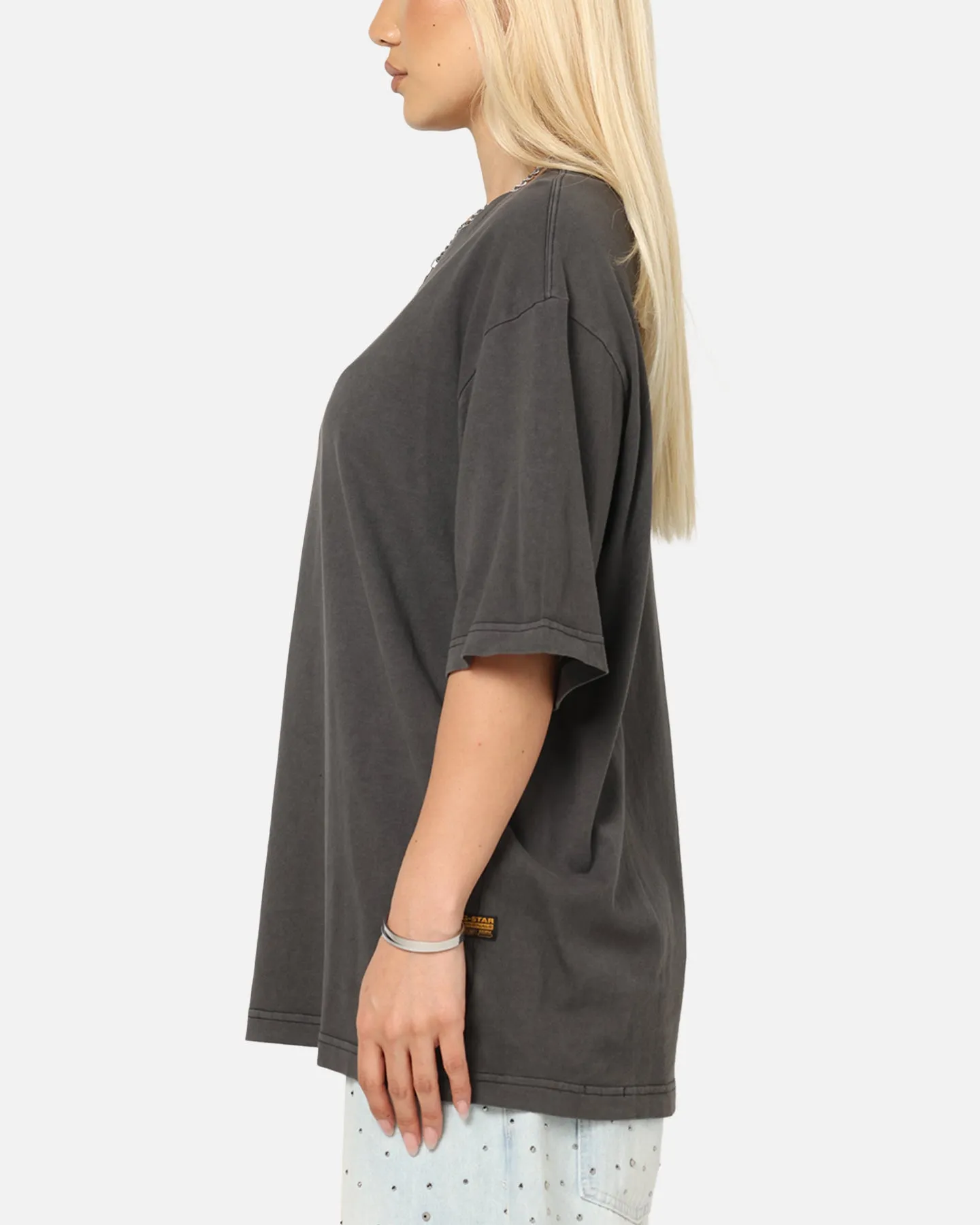 G-Star Overdyed Center Chest Boxy T-Shirt Black sold by Culture Kings product image thumbnail 5