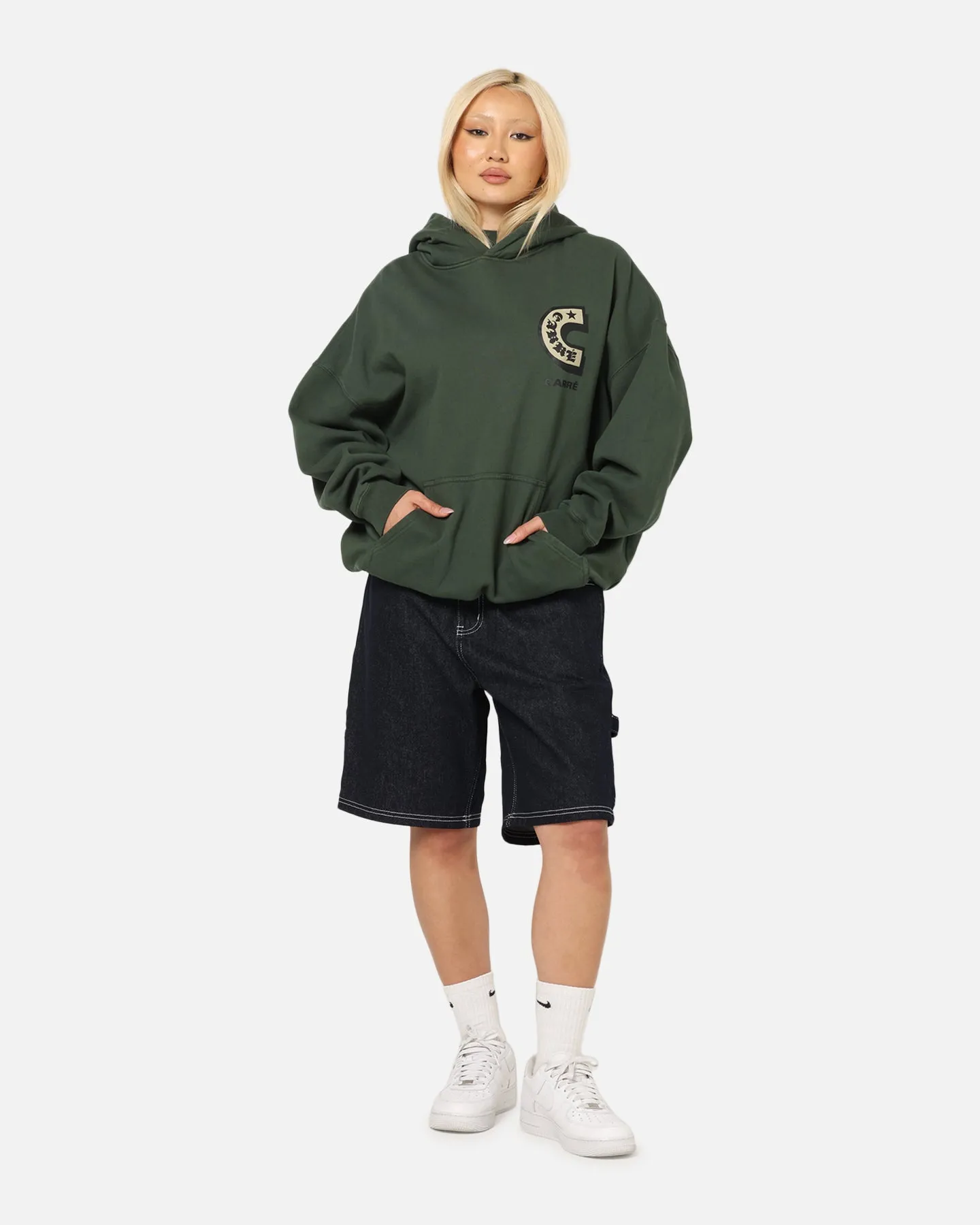 Carre Sacred Letter Hoodie Green sold by Culture Kings product image thumbnail 2