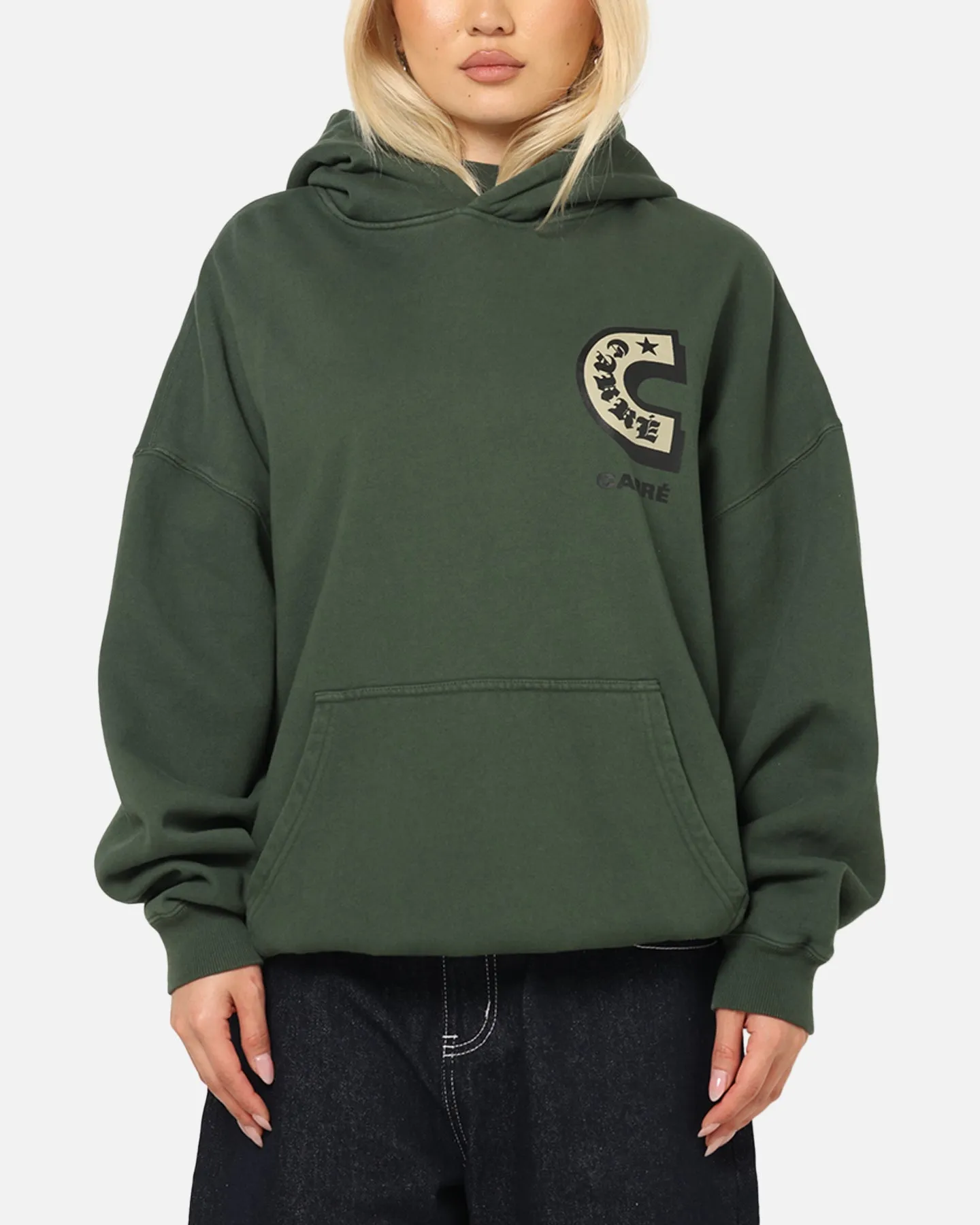 Carre Sacred Letter Hoodie Green sold by Culture Kings