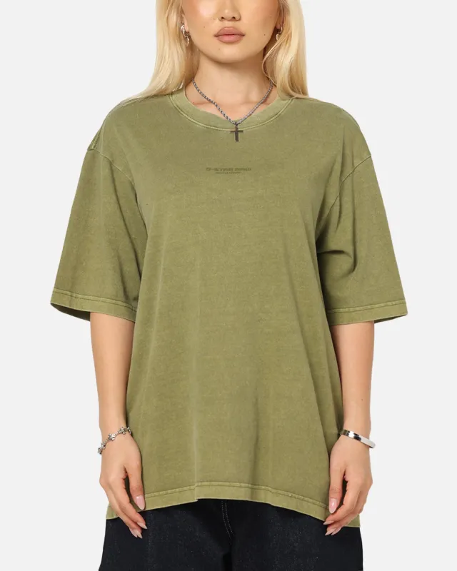 G-Star Overdyed Center Chest Boxy T-Shirt Turf Green sold by Culture Kings