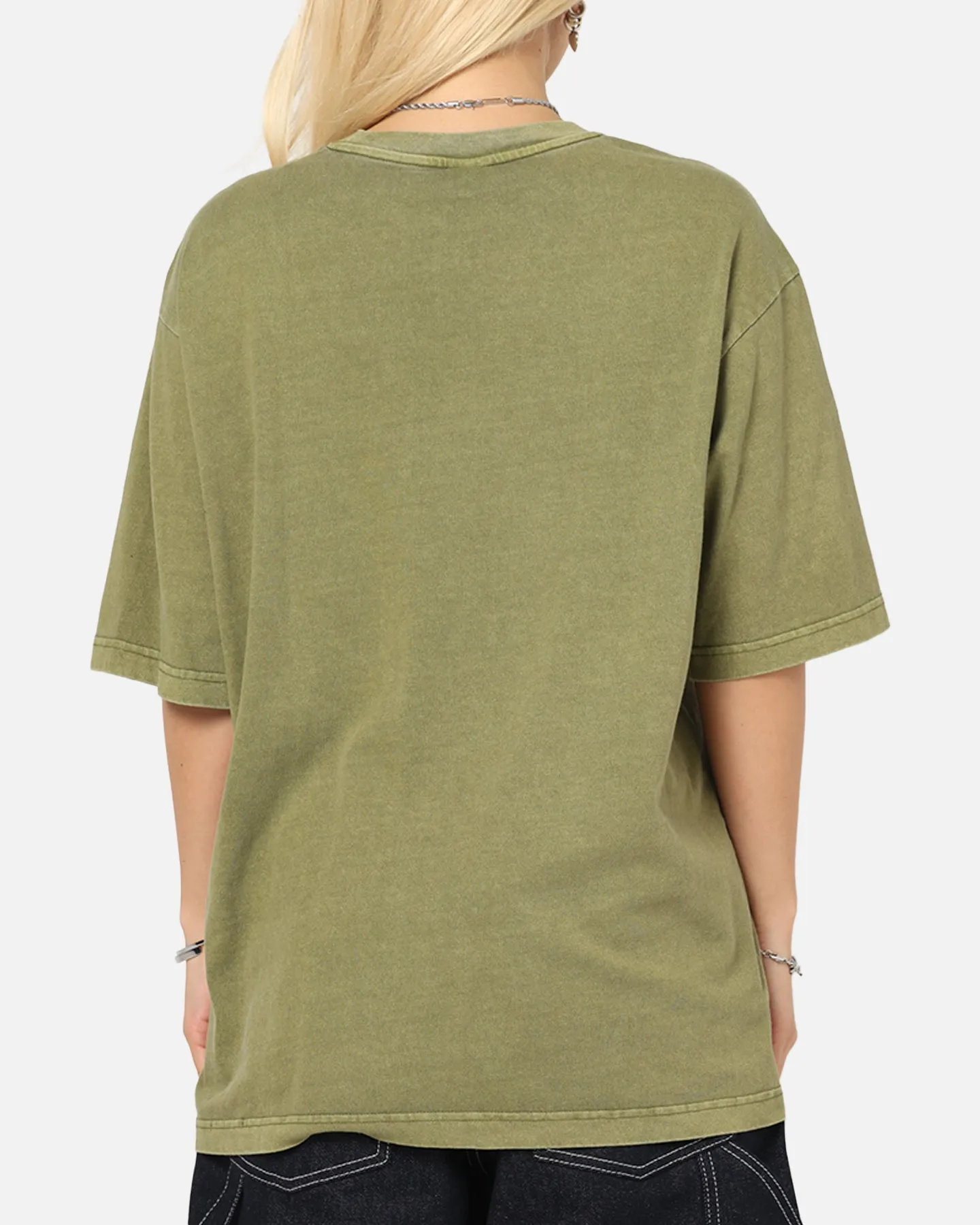 G-Star Overdyed Center Chest Boxy T-Shirt Turf Green sold by Culture Kings product image thumbnail 3