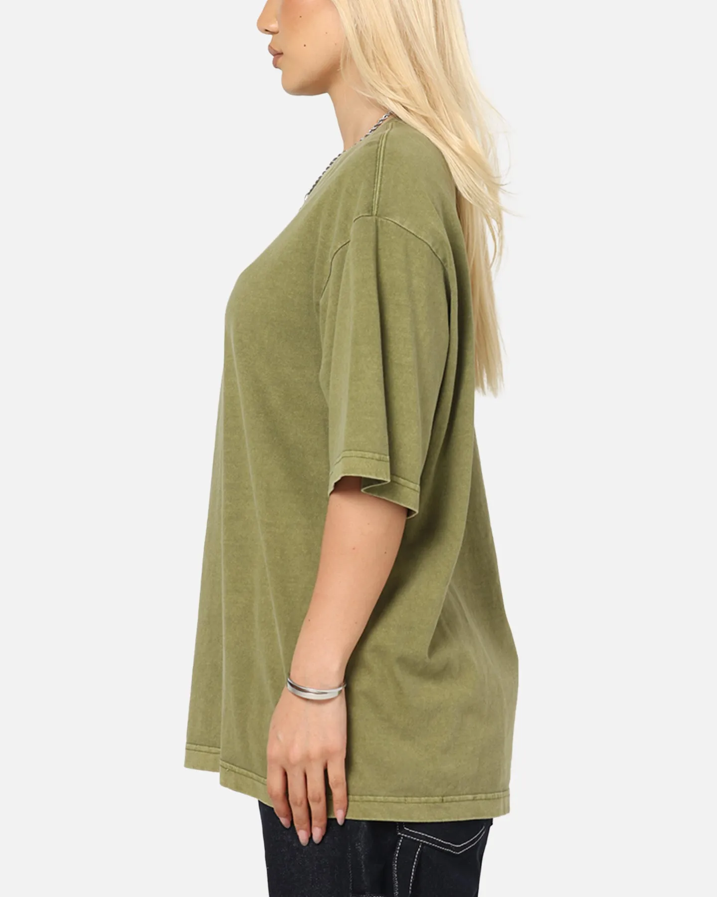 G-Star Overdyed Center Chest Boxy T-Shirt Turf Green sold by Culture Kings product image thumbnail 5