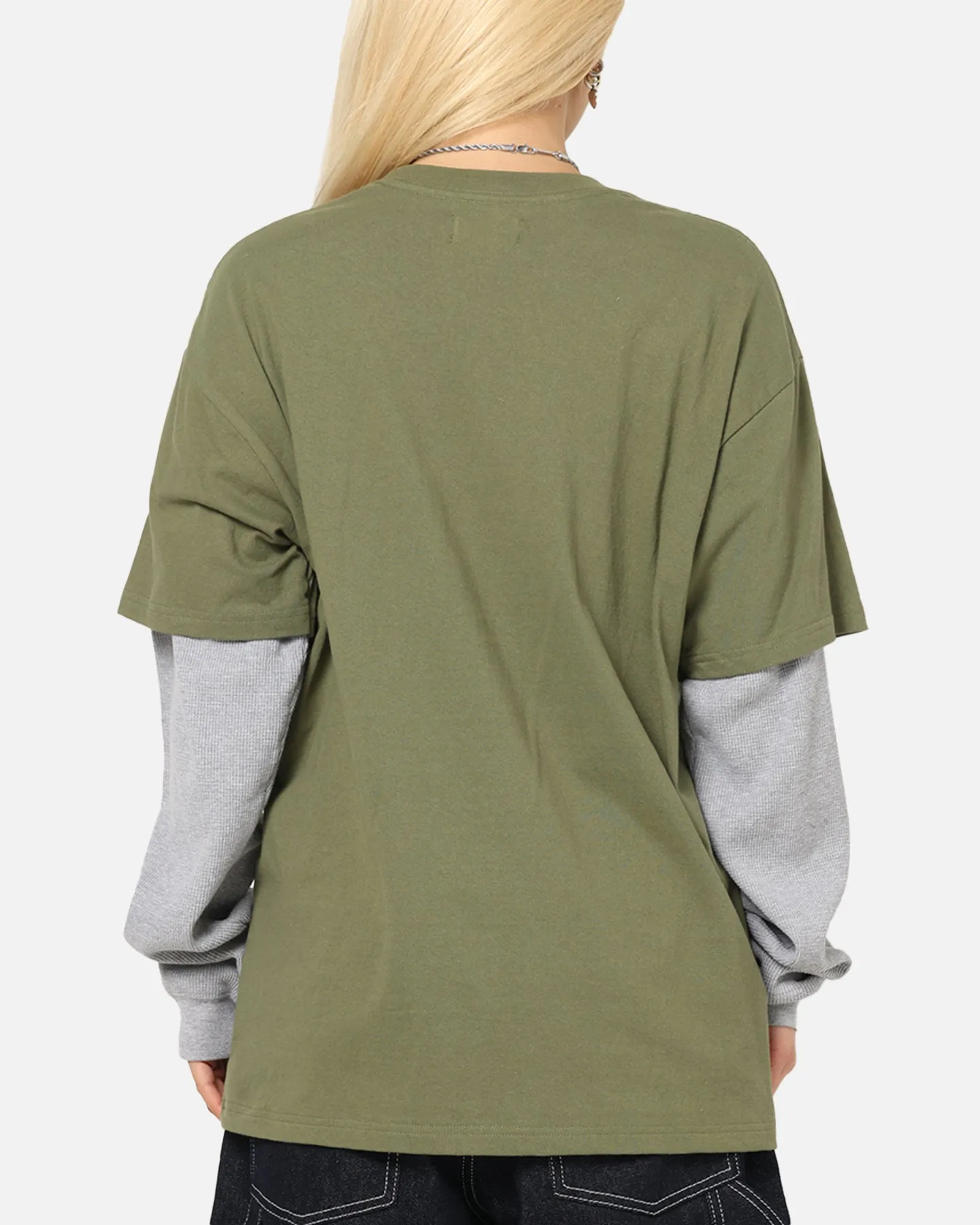 X-Large 91 Double Layer T-Shirt Pigment Olive sold by Culture Kings product image thumbnail 3