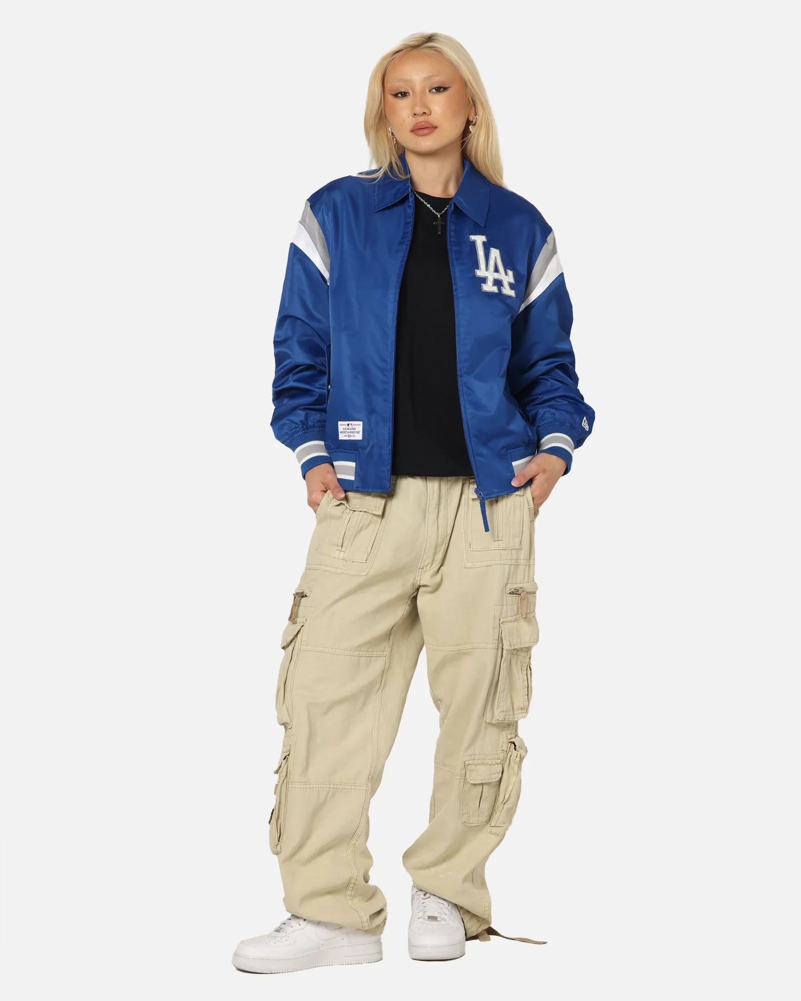 New Era Los Angeles Dodgers MLB Retro Stadium Jacket Blue sold by Culture Kings product image thumbnail 4