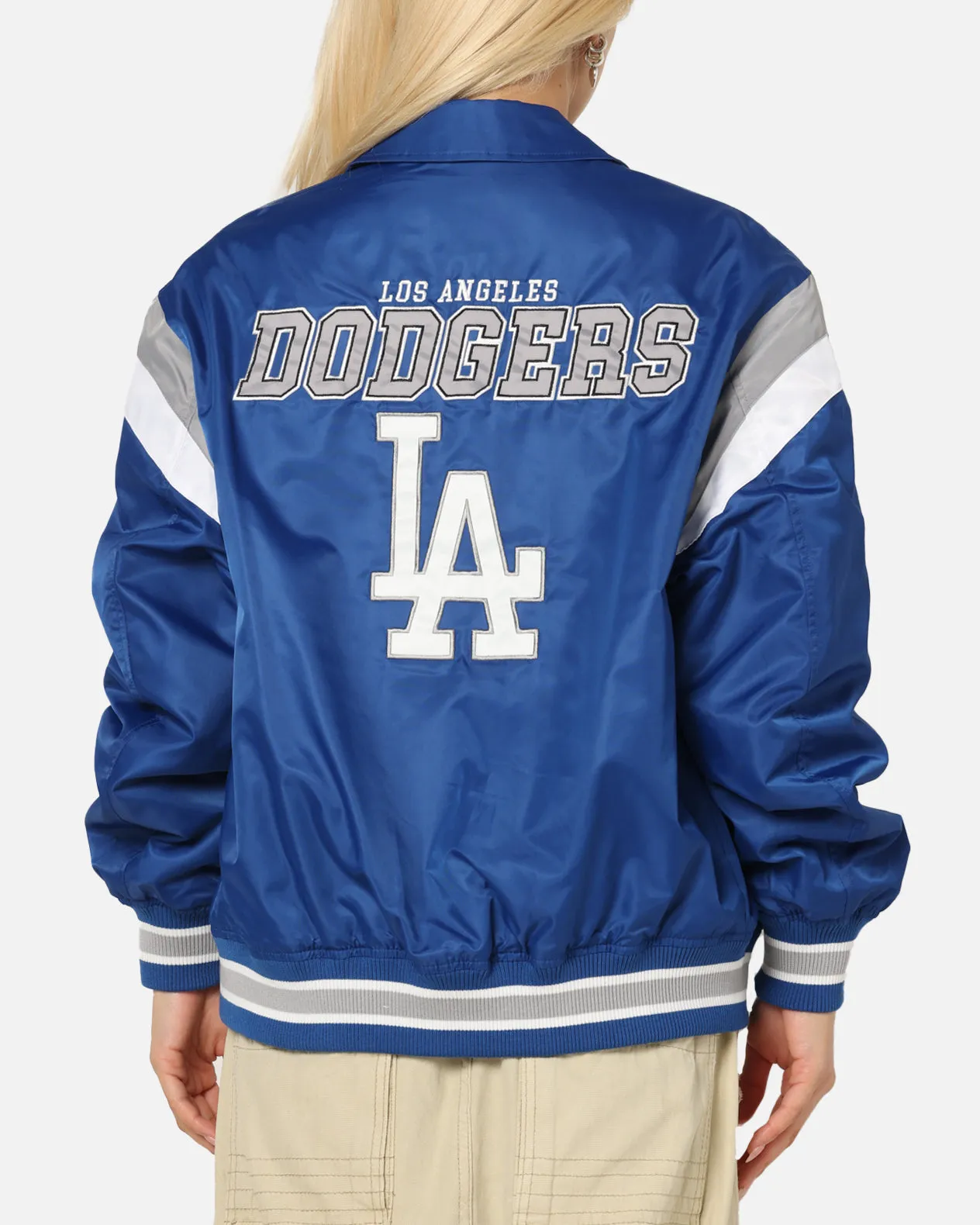 New Era Los Angeles Dodgers MLB Retro Stadium Jacket Blue sold by Culture Kings