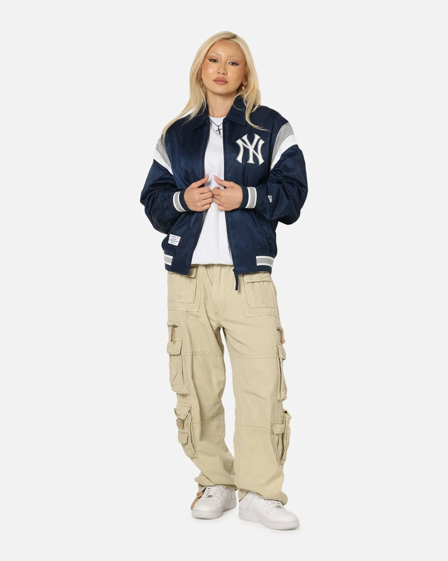New Era New York Yankees MLB Retro Stadium Jacket Navy sold by Culture Kings product image thumbnail 4