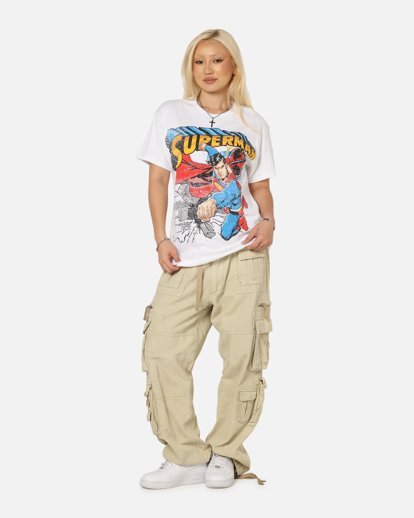 Goat Crew X DC Superman Man Of Steel T-Shirt White sold by Culture Kings product image thumbnail 2