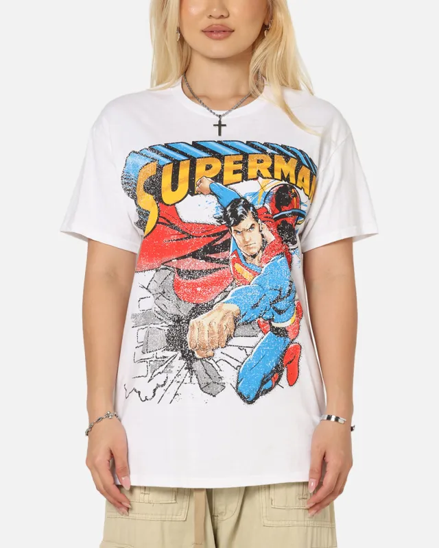 Goat Crew X DC Superman Man Of Steel T-Shirt White sold by Culture Kings