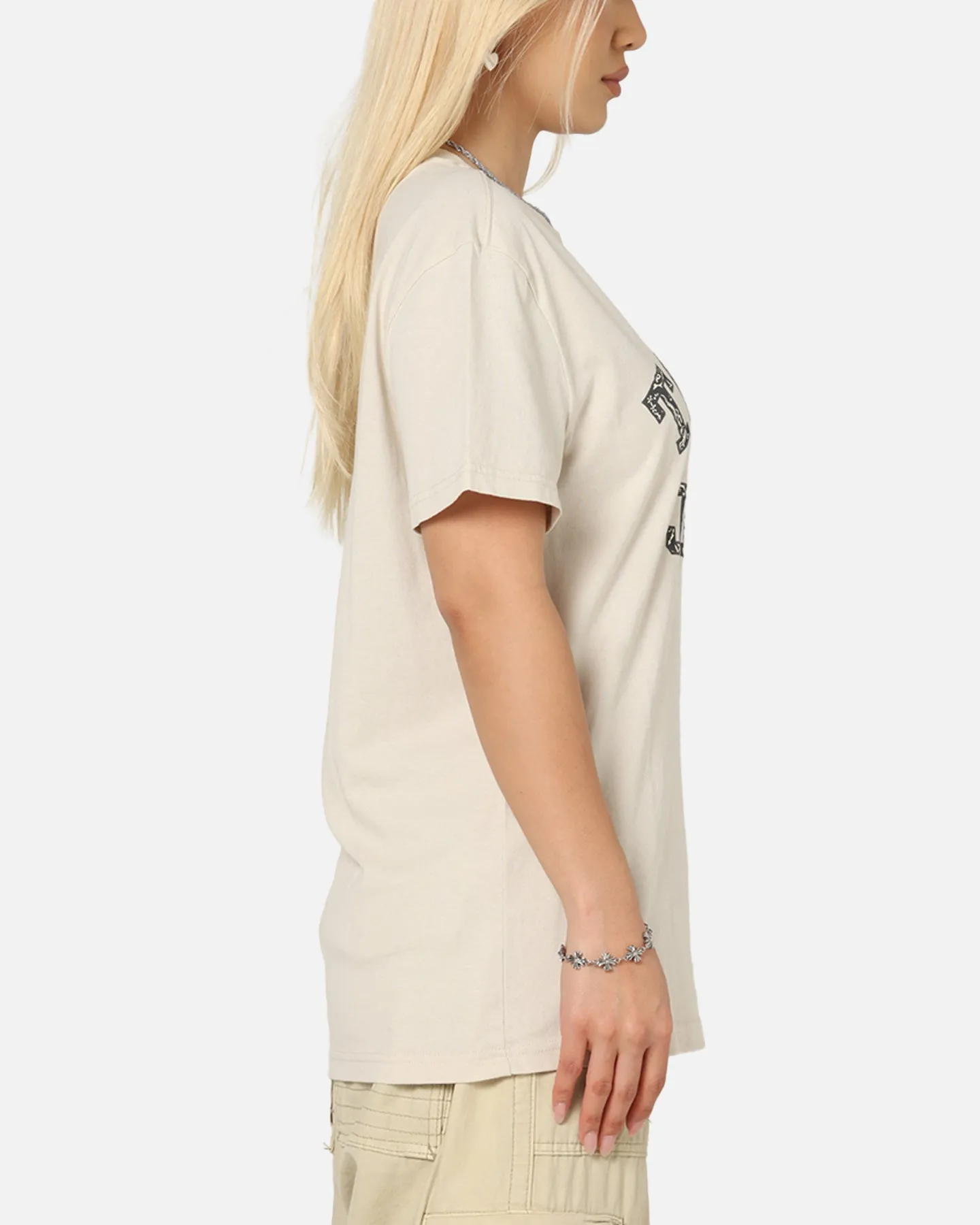 Tommy Jeans Regular Paisley College T-Shirt Newsprint sold by Culture Kings product image thumbnail 4