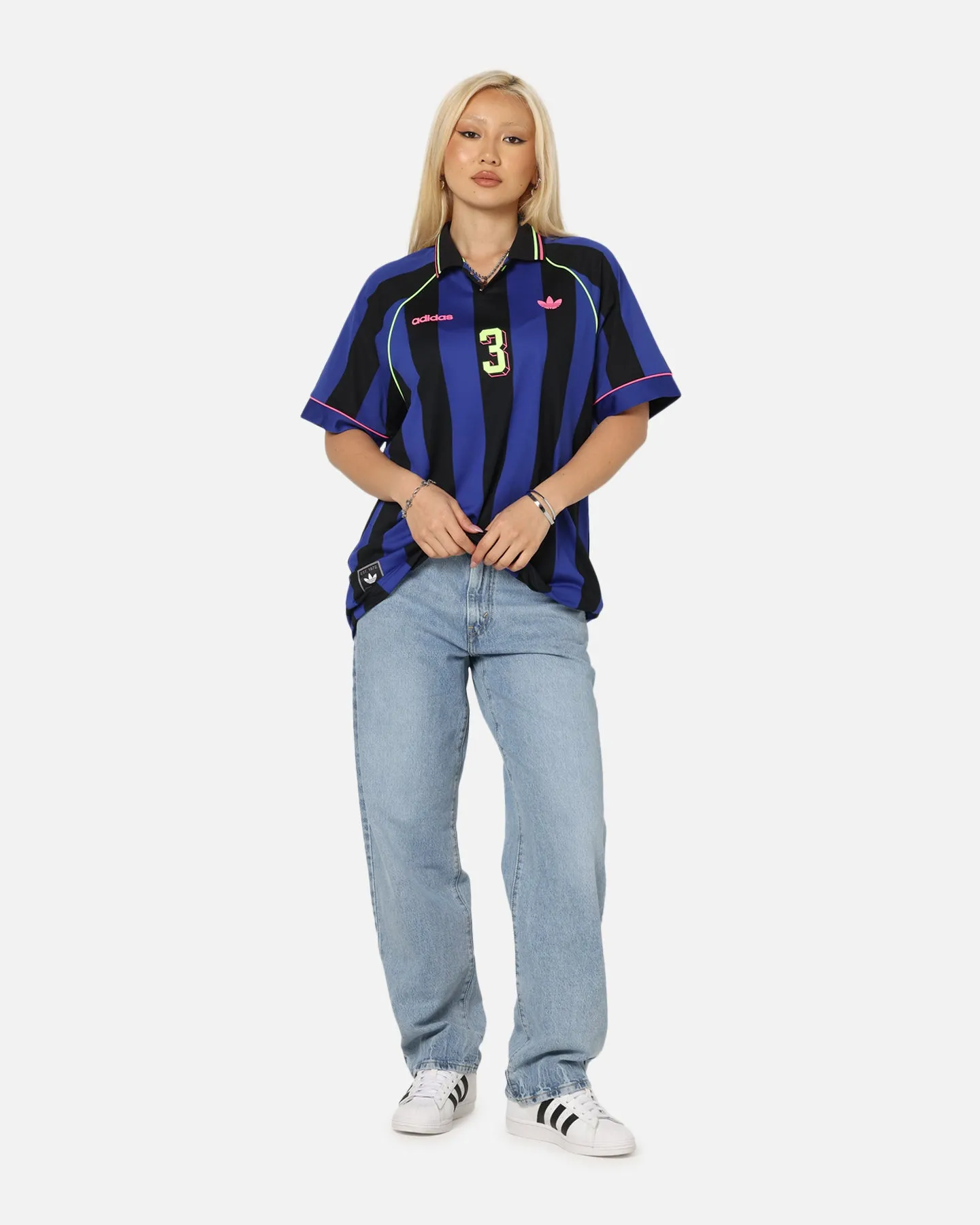 Adidas Jacquard Jersey Blue/Black sold by Culture Kings product image thumbnail 3