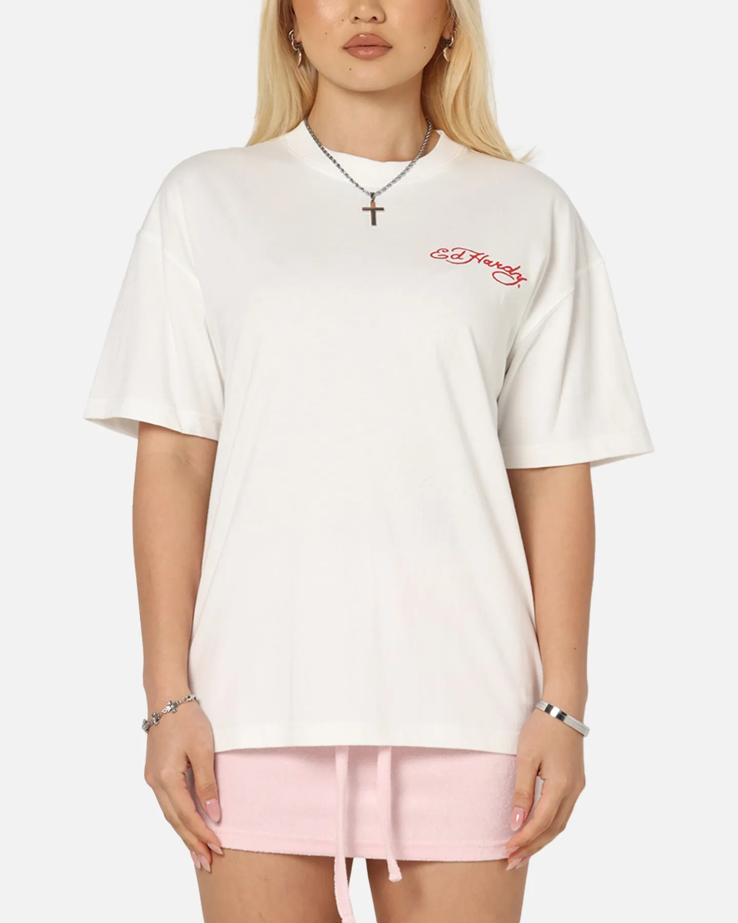 Ed Hardy Flash Koi T-Shirt Off White sold by Culture Kings product image thumbnail 2