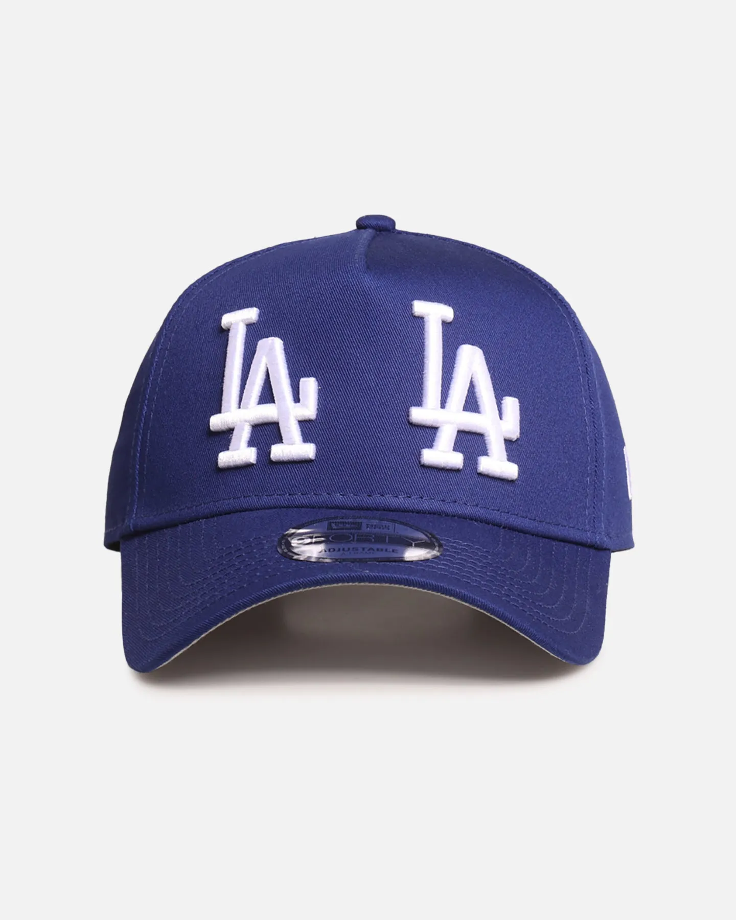 New Era Los Angeles Dodgers 'Double Logo' 9FORTY A-Frame Snapback Official Team Colour sold by Culture Kings