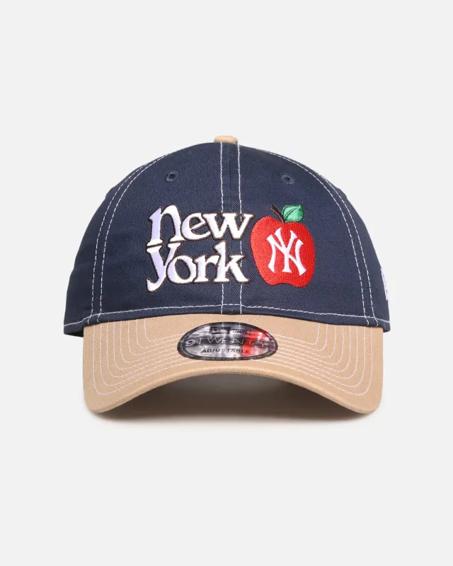 New Era New York Yankees ' Big Apple' 9TWENTY Strapback Blue/Tan sold by Culture Kings