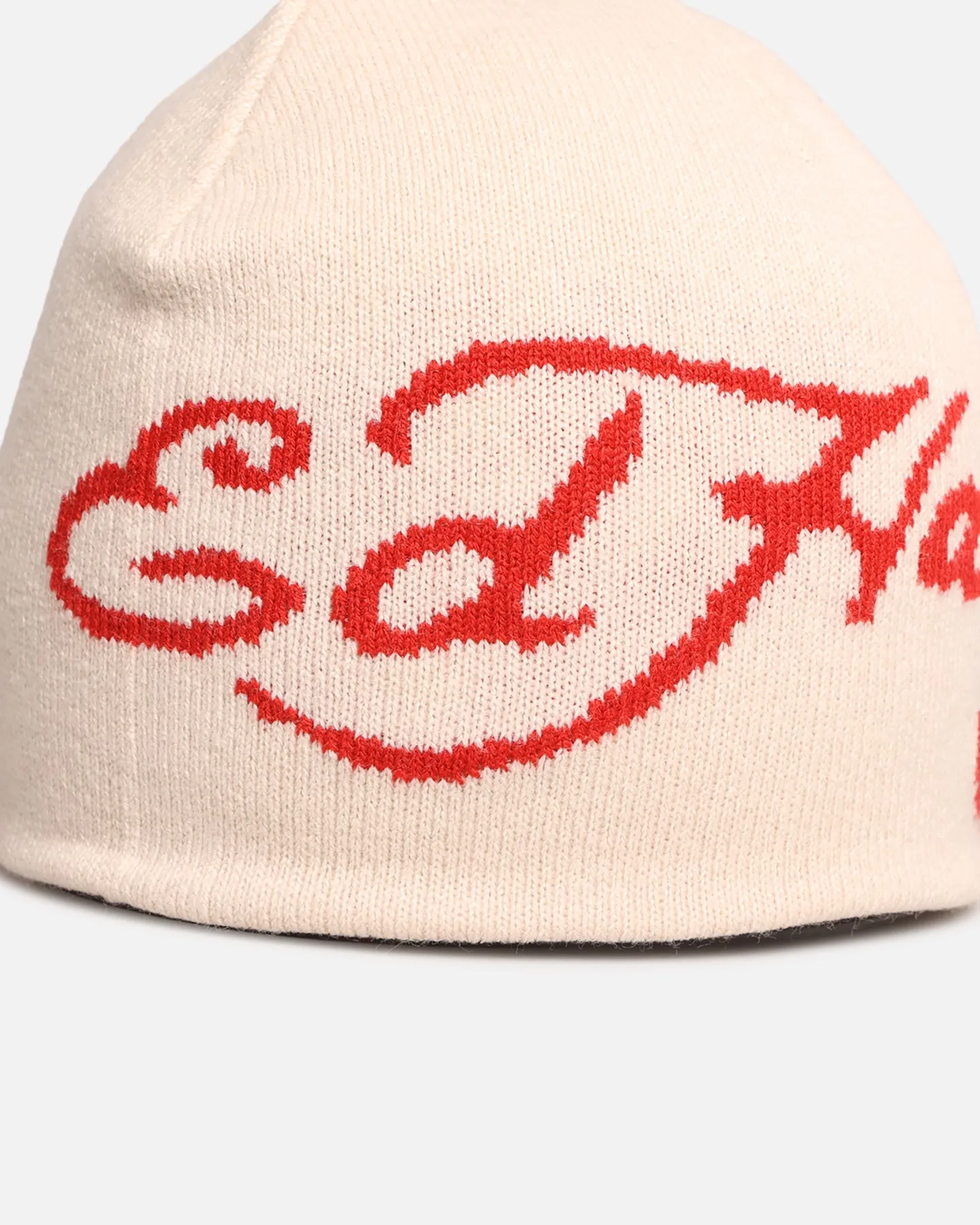 Ed Hardy Script Skull Knit Beanie Off White sold by Culture Kings product image thumbnail 5