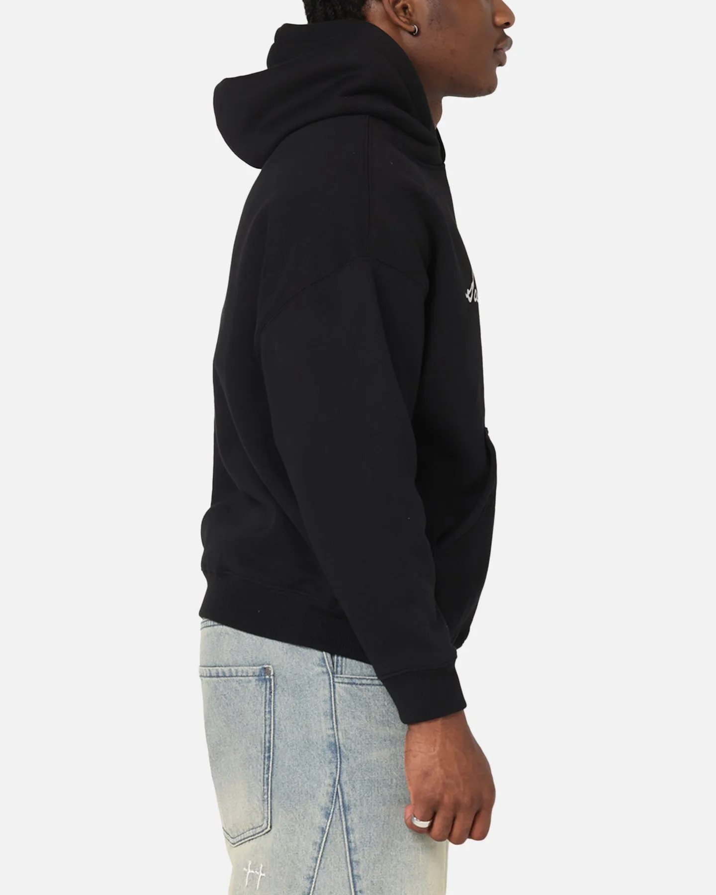 Saint Morta Scripture Boxy Hoodie Black sold by Culture Kings product image thumbnail 4