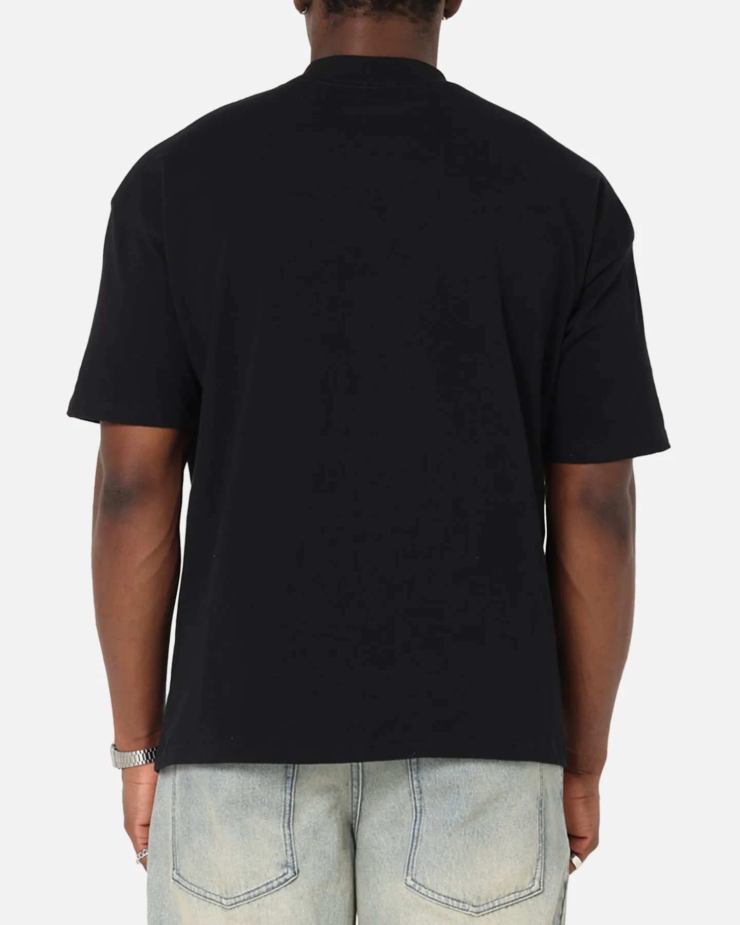 Saint Morta Muerte Mock Neck T-Shirt Black sold by Culture Kings product image thumbnail 3