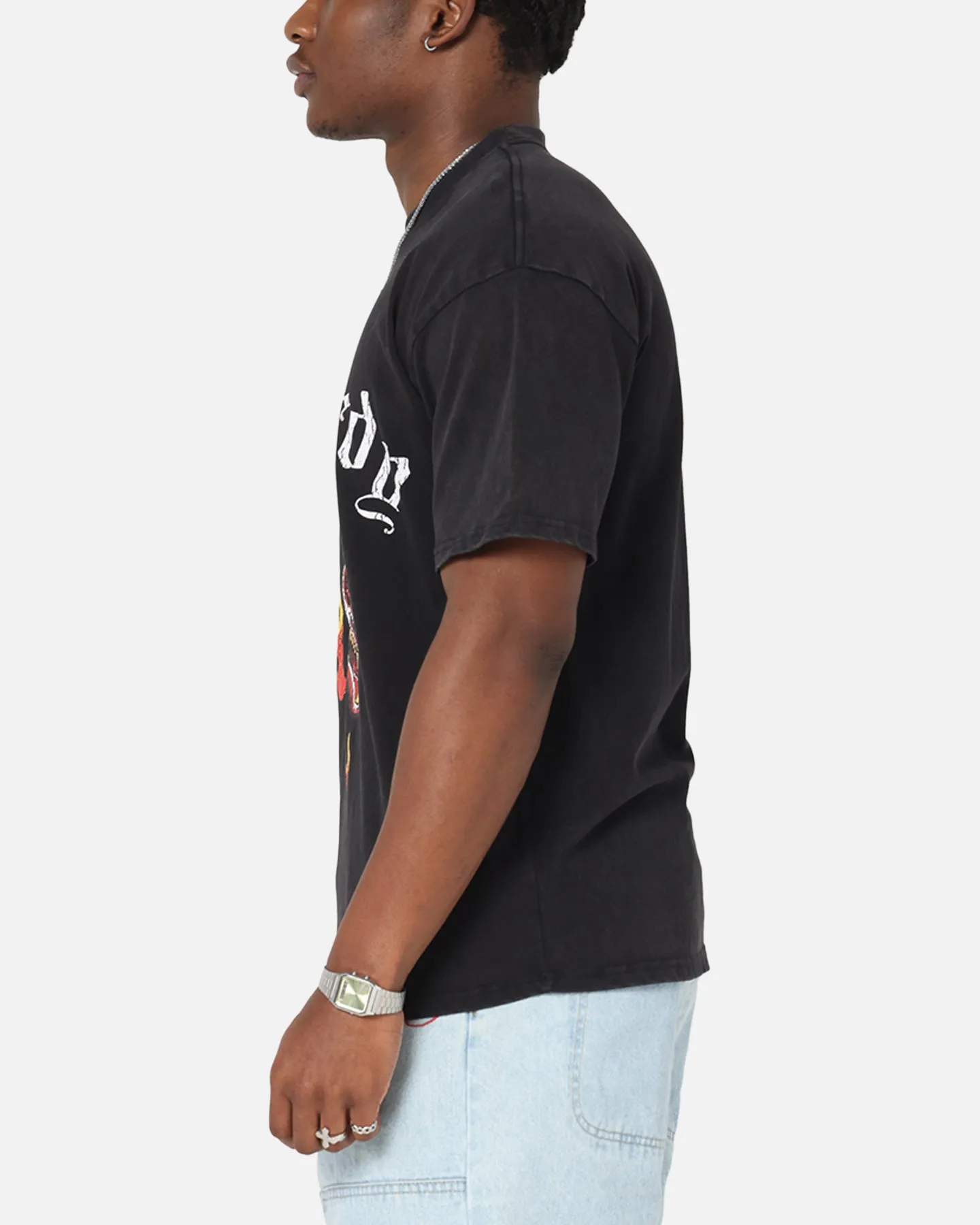 Ed Hardy Mask Of Mischief T-Shirt Black Acidwash sold by Culture Kings product image thumbnail 5