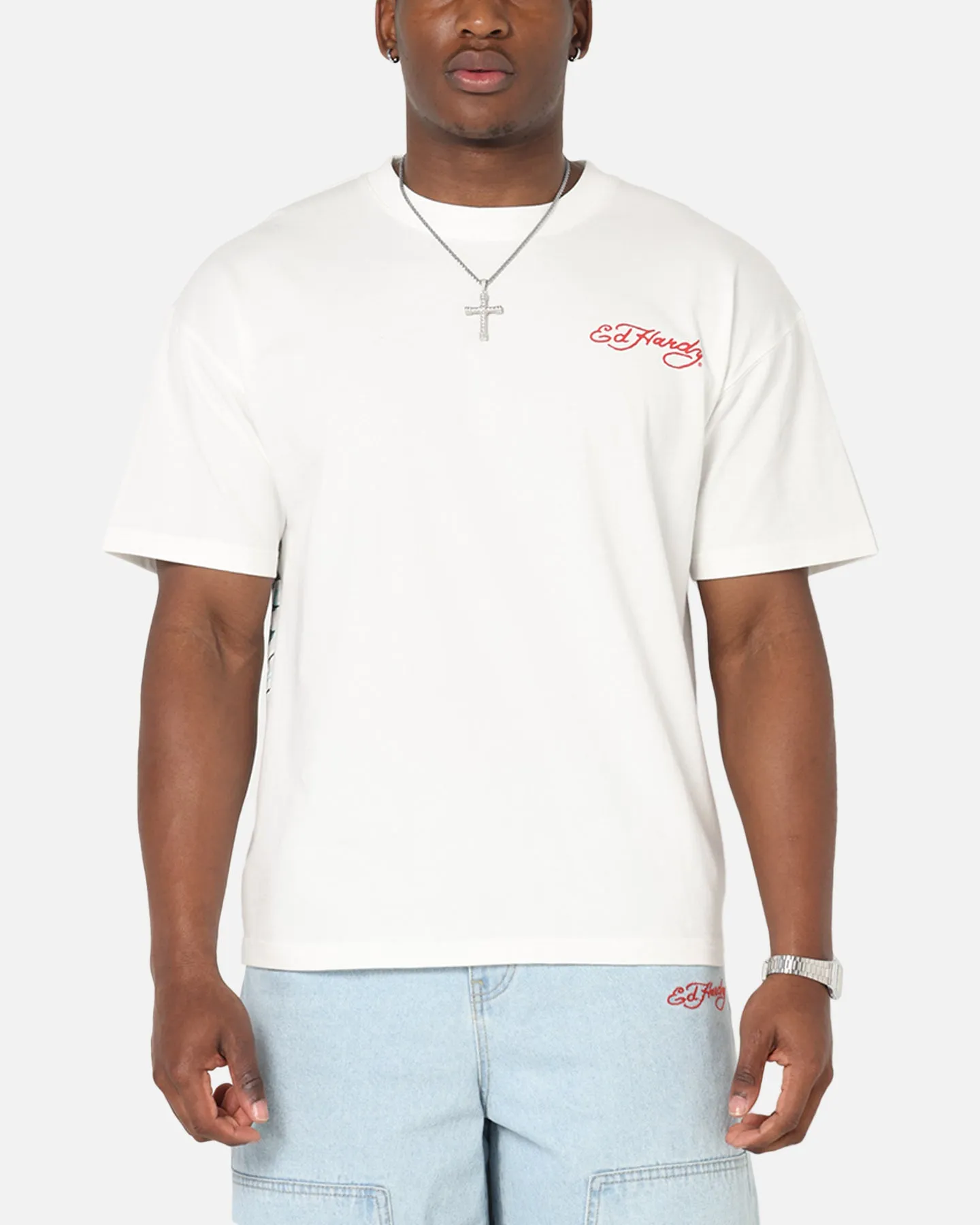 Ed Hardy Flash Koi T-Shirt Off White sold by Culture Kings product image thumbnail 2