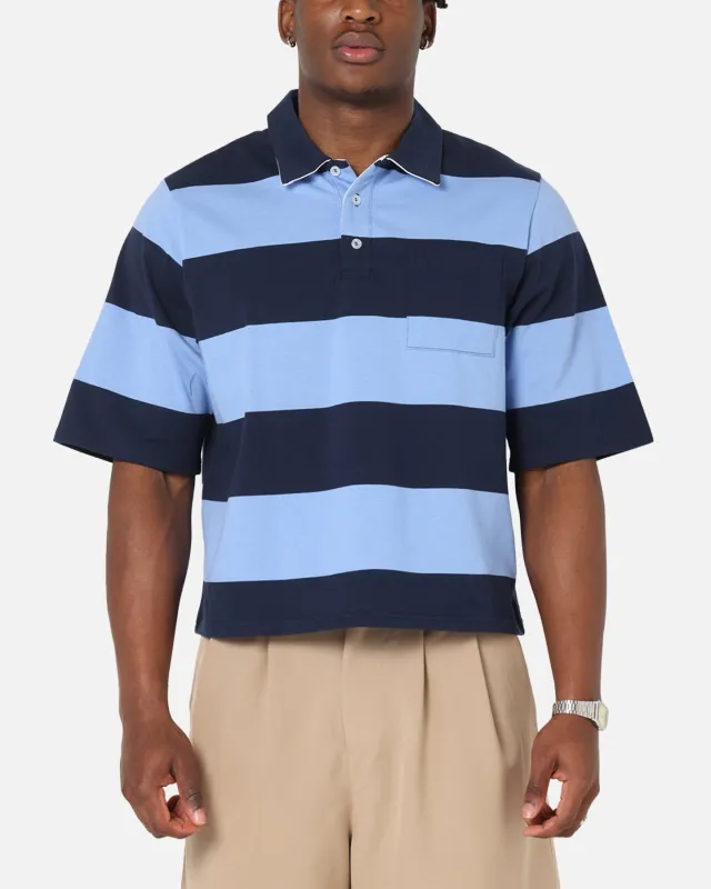 XXIII Rugby Polo T-Shirt Navy/Blue made by Culture Kings