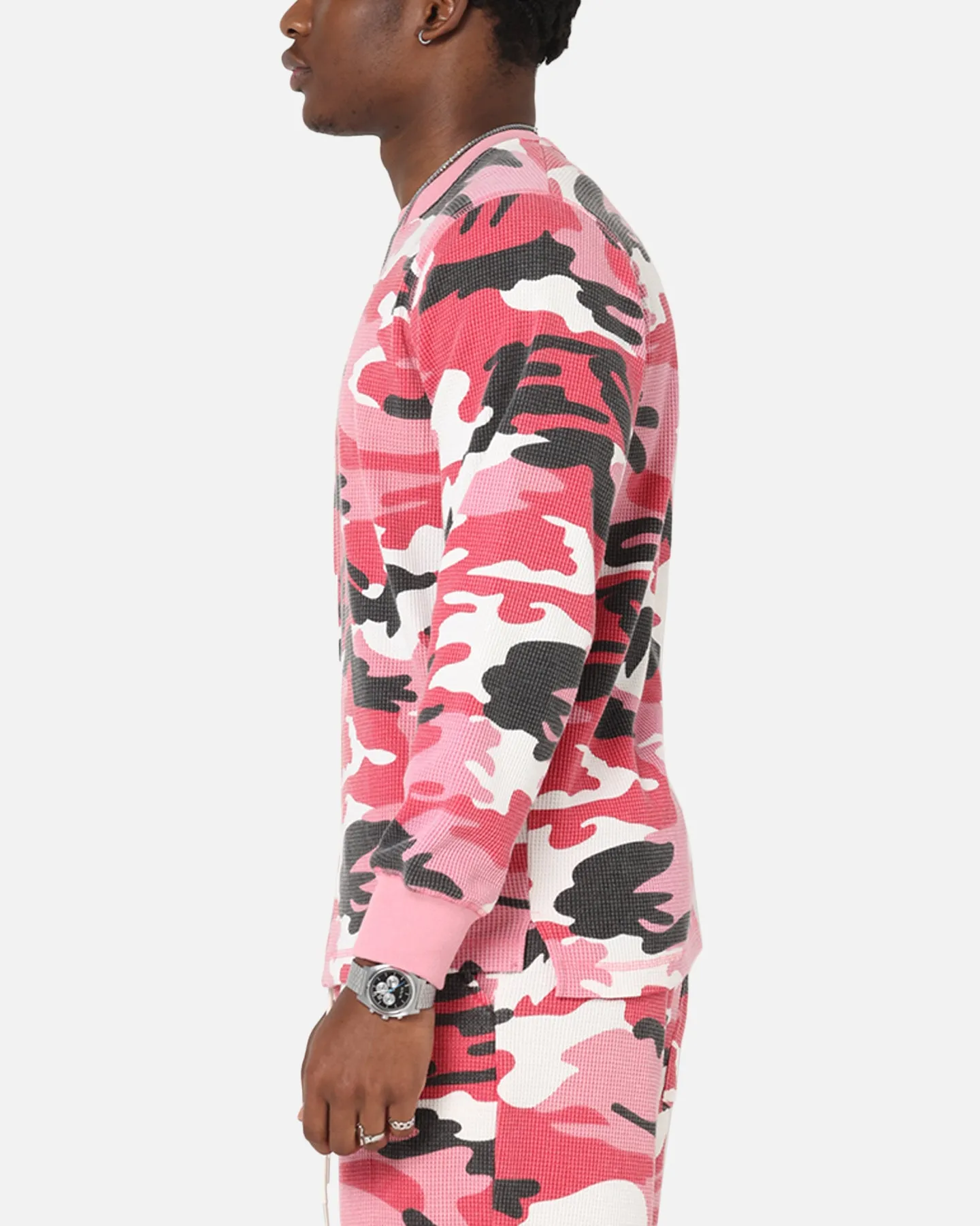 XXIII Printed Thermal Long Sleeve T-Shirt Pink Camo sold by Culture Kings product image thumbnail 5